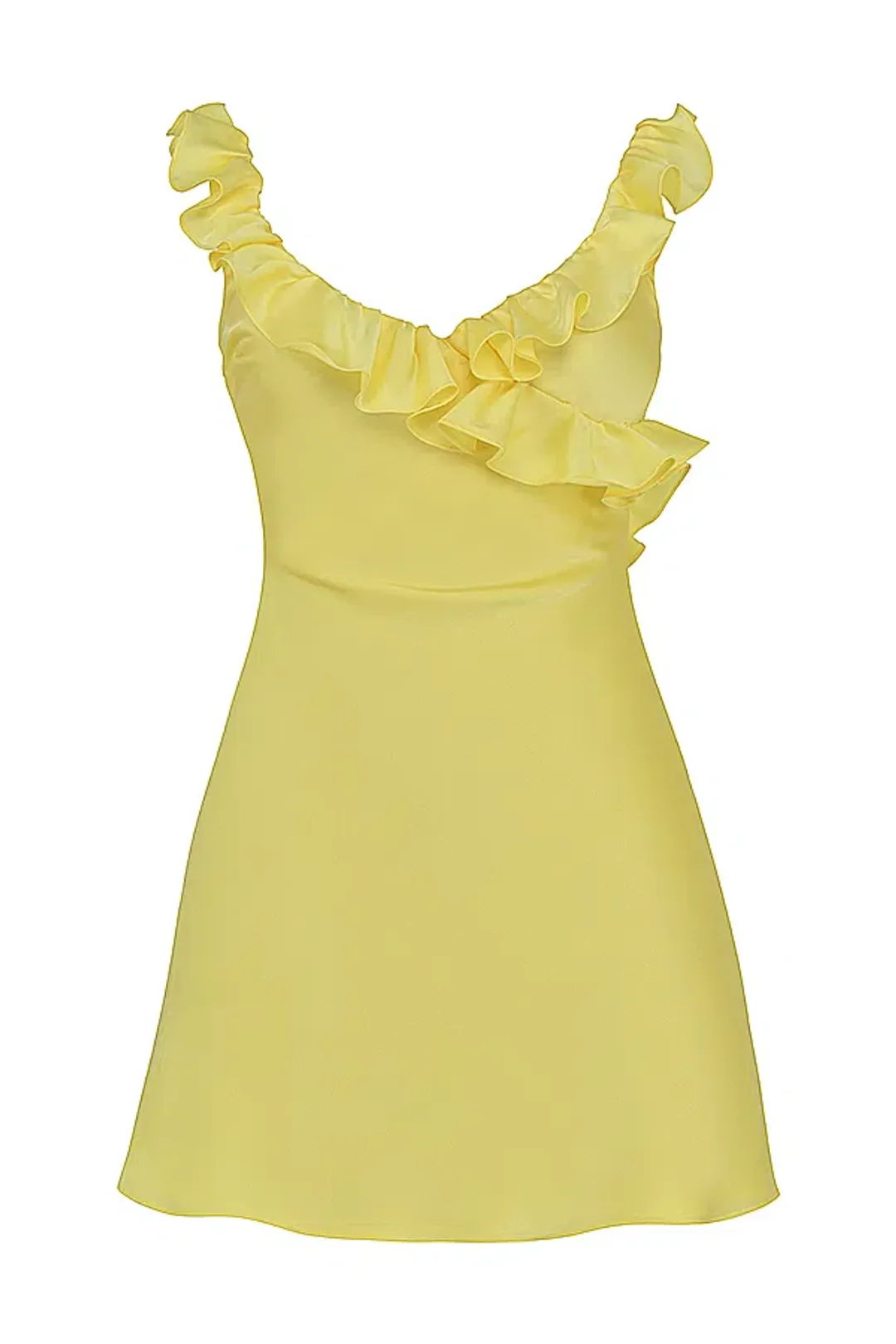 House of CB Tink Buttercup Mini Dress Yellow Size S / Au 8 for rent on The Volte - main image