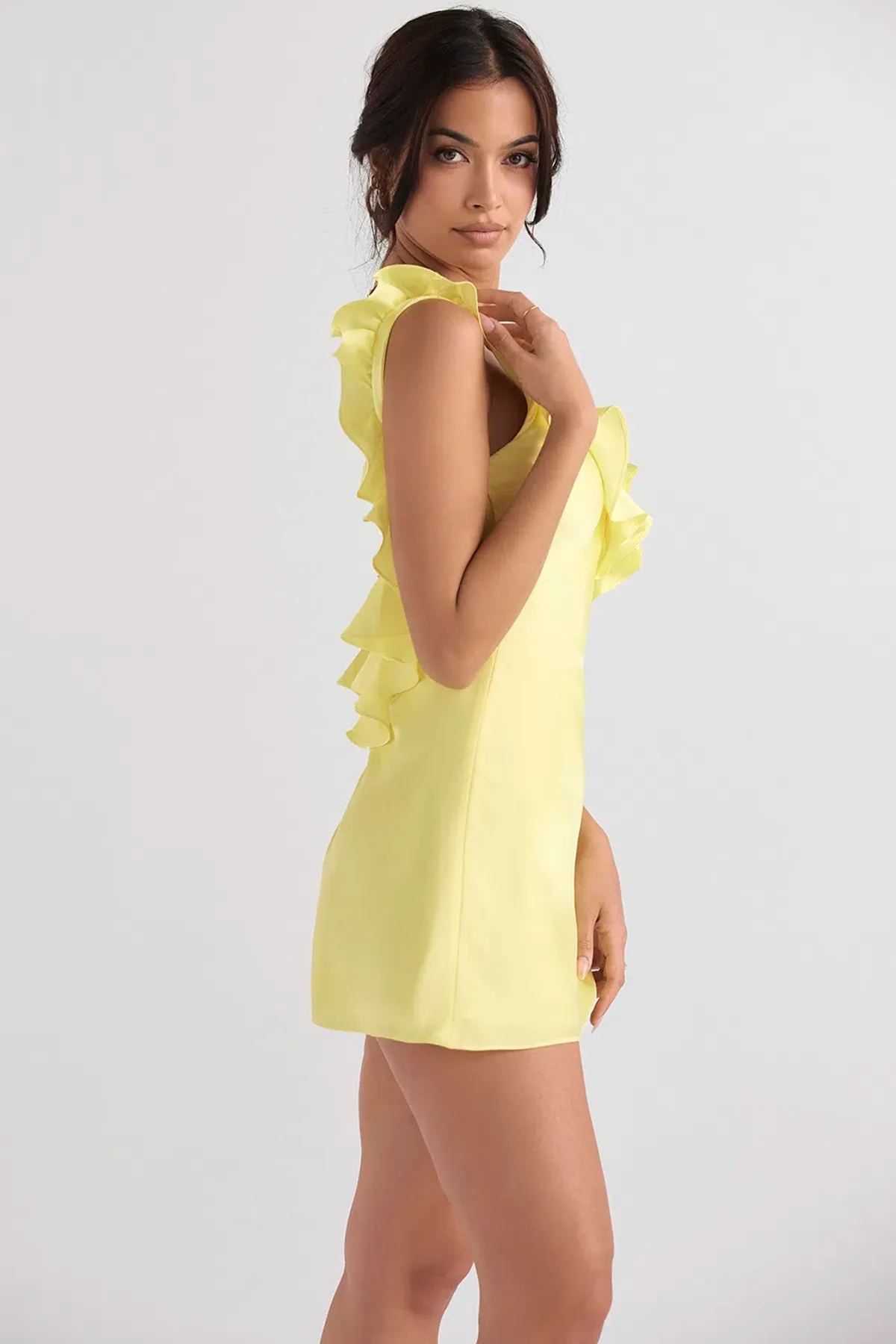 House of CB Tink Buttercup Mini Dress Yellow Size S / Au 8 - Image 4