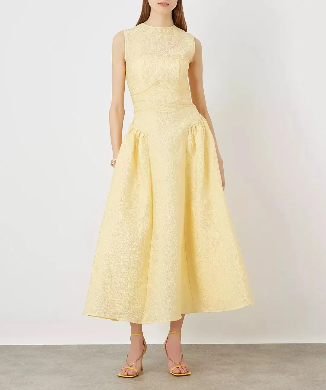 Rachel Gilbert Sophia Dress Yellow Size 0 / Au 6 for rent on The Volte - main image