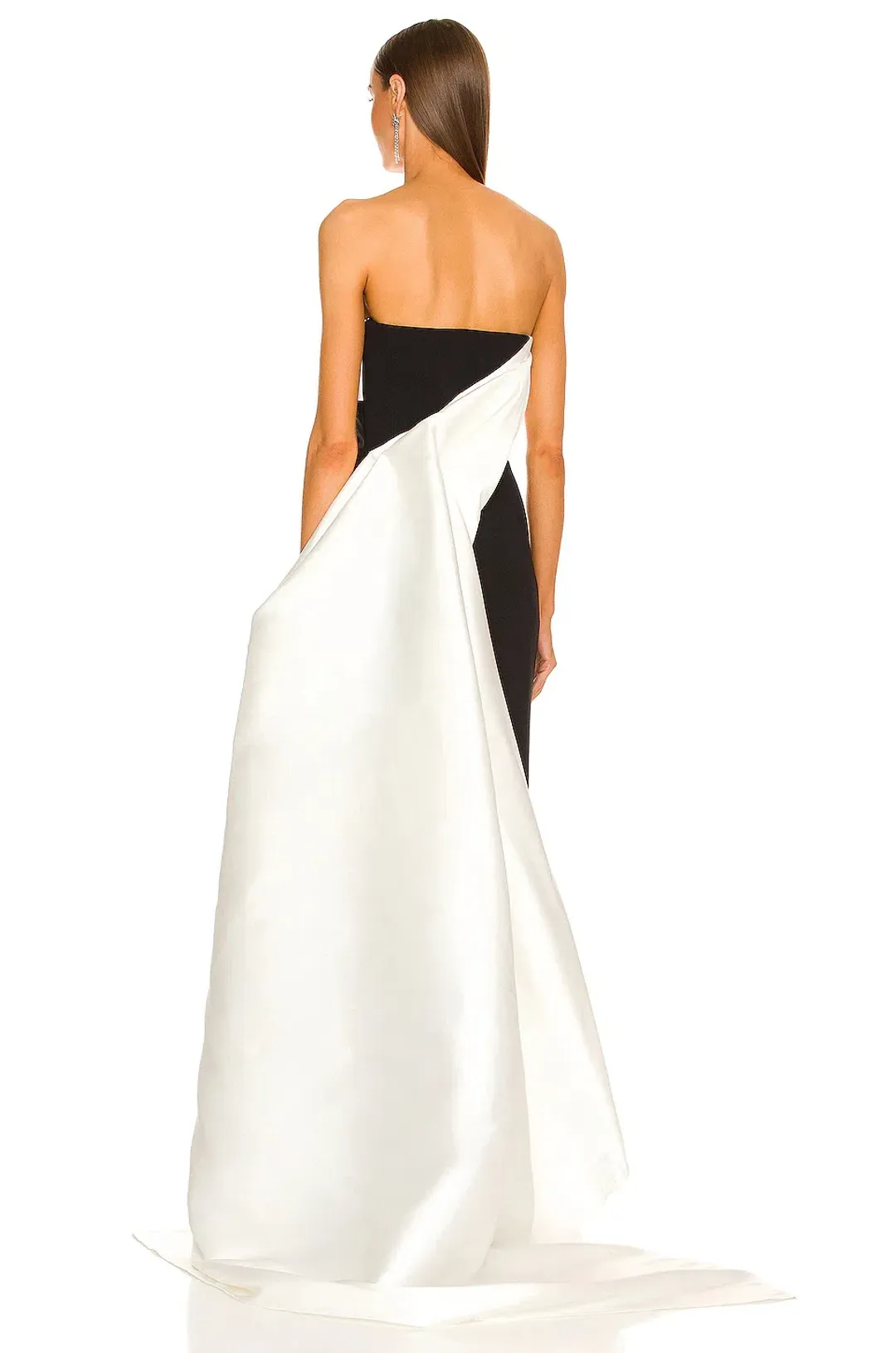 Solace London The Kinsley Maxi Dress in Black/Cream Size 10 for rent on The Volte - main image