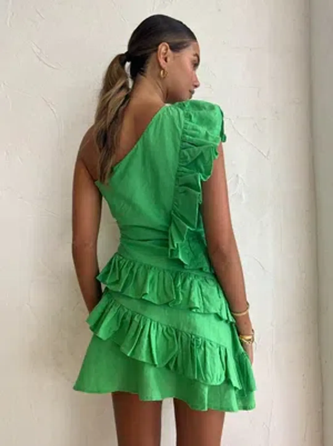 By Nicola Adrift Dress Green Size AU 8 for rent on The Volte - main image