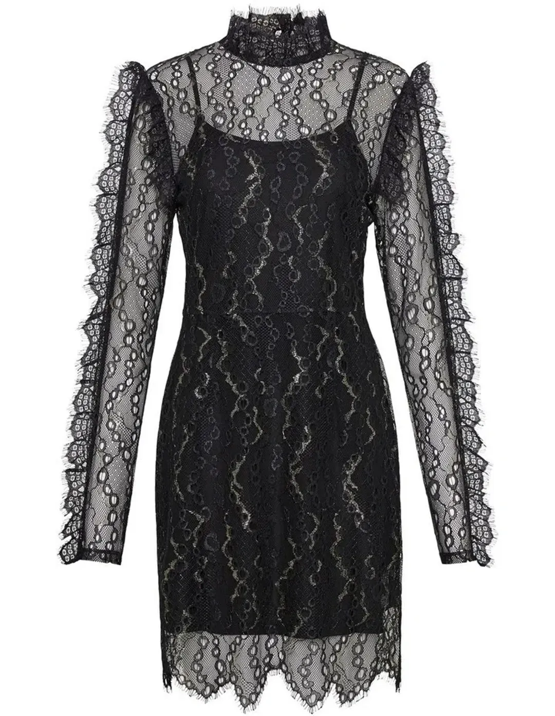 Sass & Bide Another Night Mini Dress Black Size AU 12  for rent on The Volte - main image