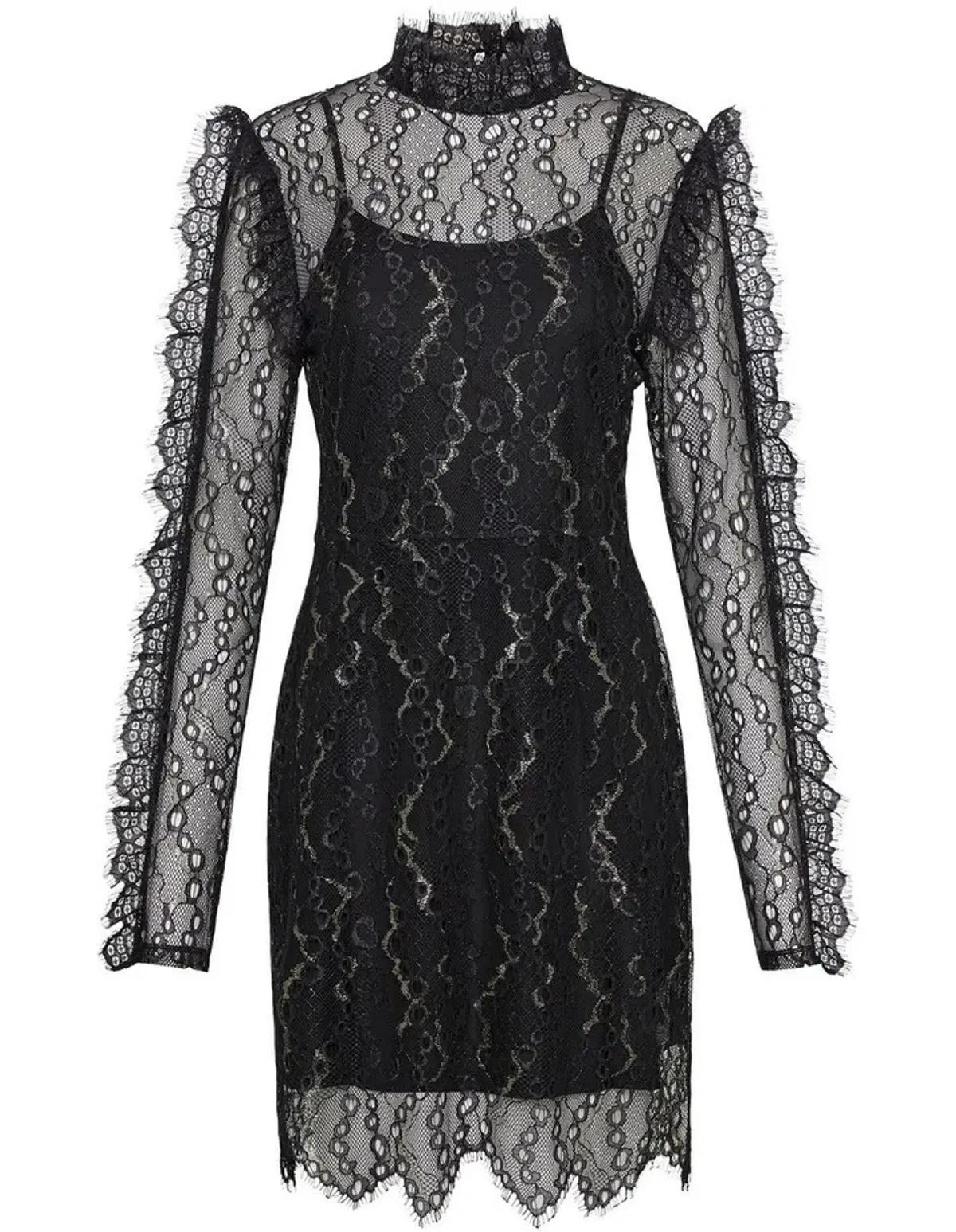 Sass & Bide Another Night Mini Dress Black Size AU 12  - Image 6