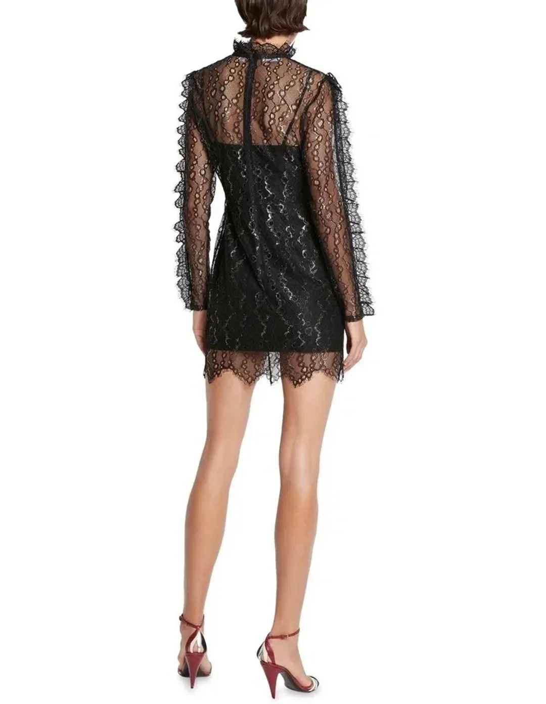 Sass & Bide Another Night Mini Dress Black Size AU 12  for rent on The Volte - main image