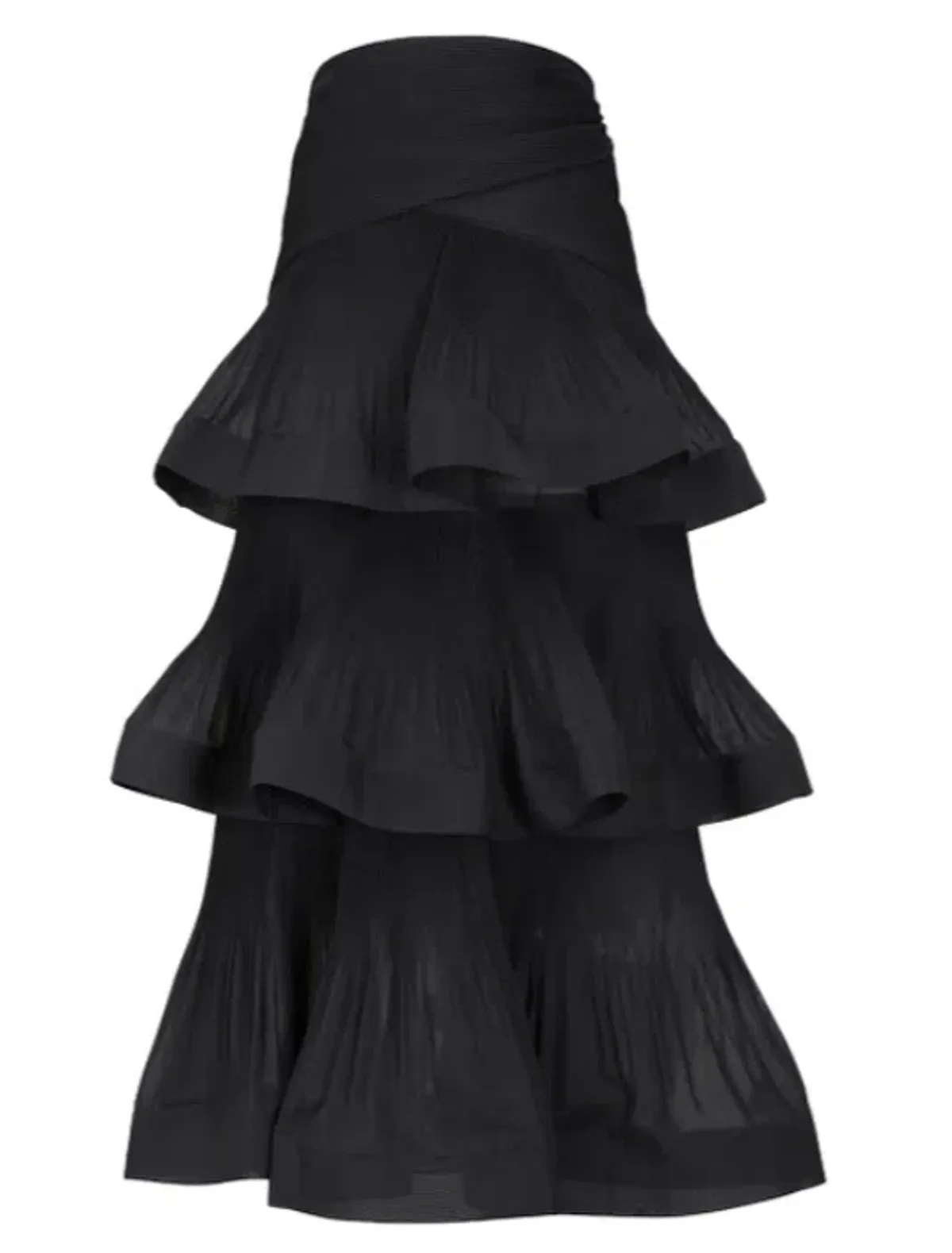 Zimmermann The Pleated Off Shoulder Top and Skirt Set Black Size 12 - Image 3