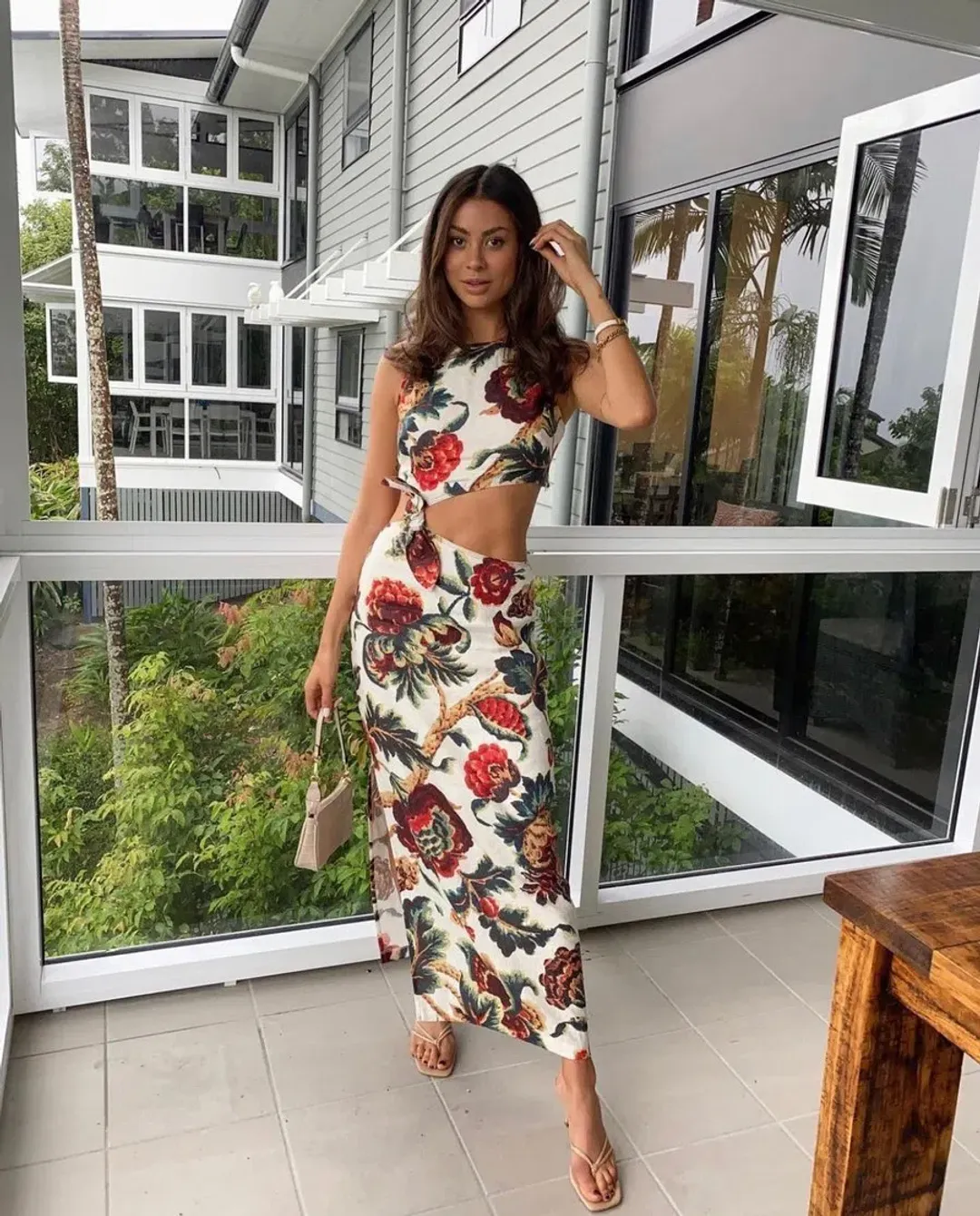 Sir the Label Ambroise Dress Floral Size 6 for rent on The Volte - main image