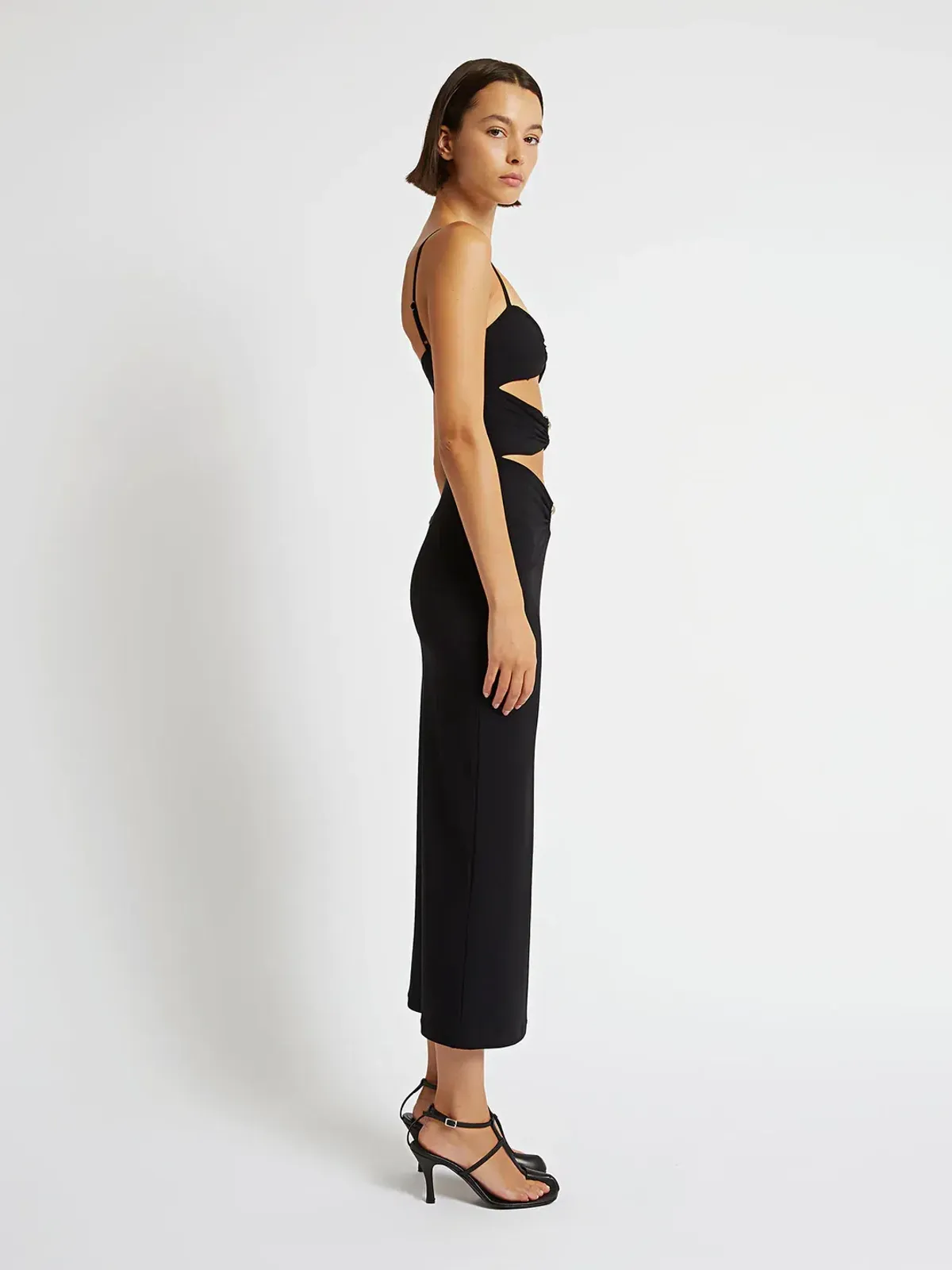 Christopher esber pierced orbit column dress Black Size AU 8 - Image 2