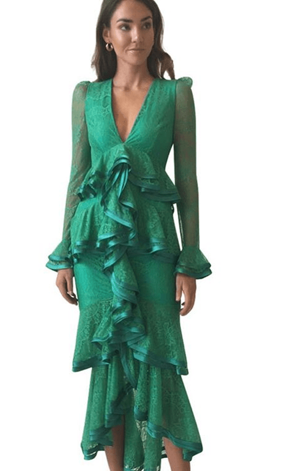 Nicola Finetti Maia Green Dress size 8 - Image 1