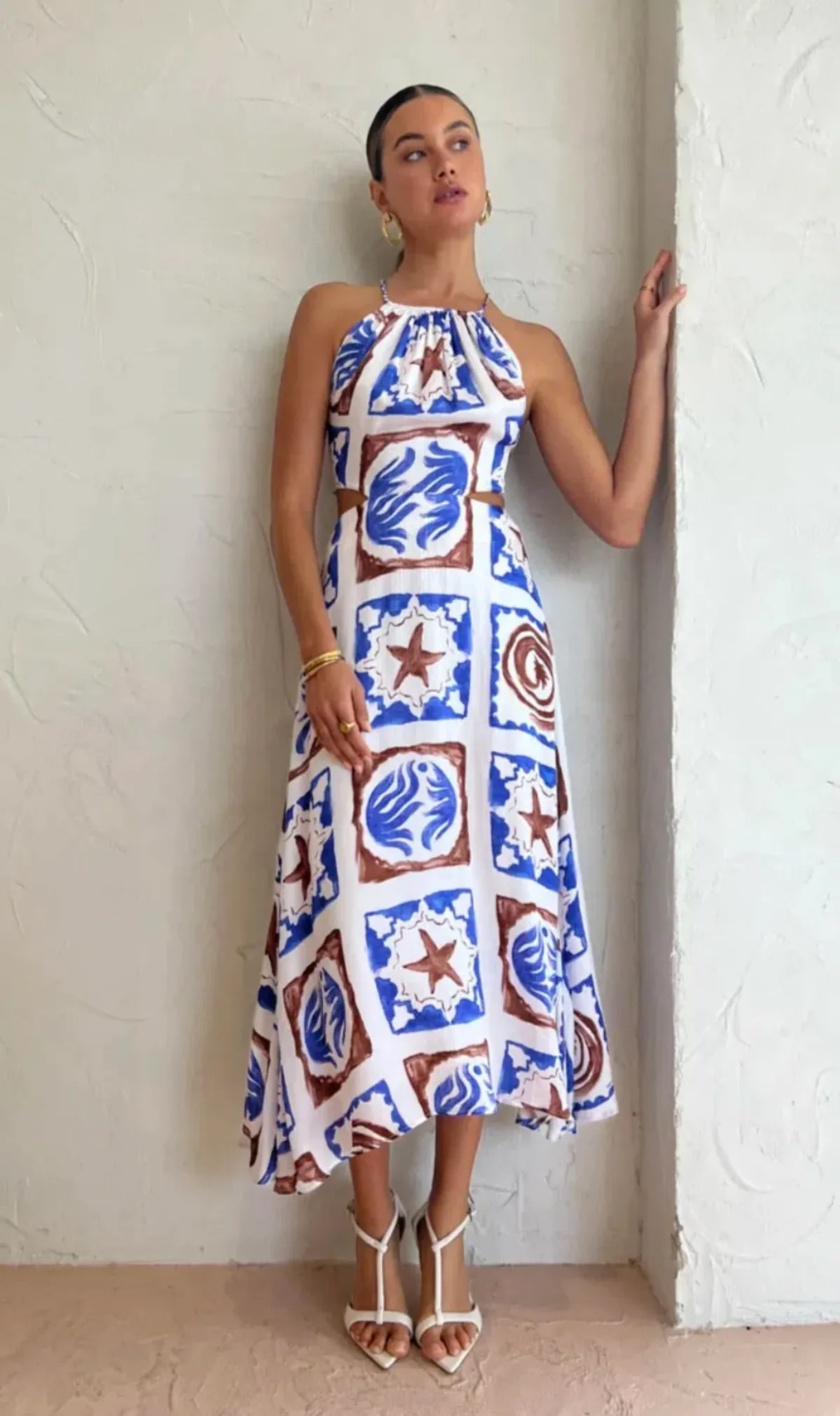 Roame Jude Dress Print Size 2/AU 10 - Image 3