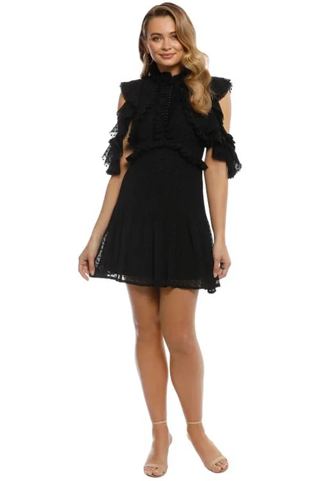 Mossman She Spotted Me Dress Black Size 8 for rent on The Volte - main image