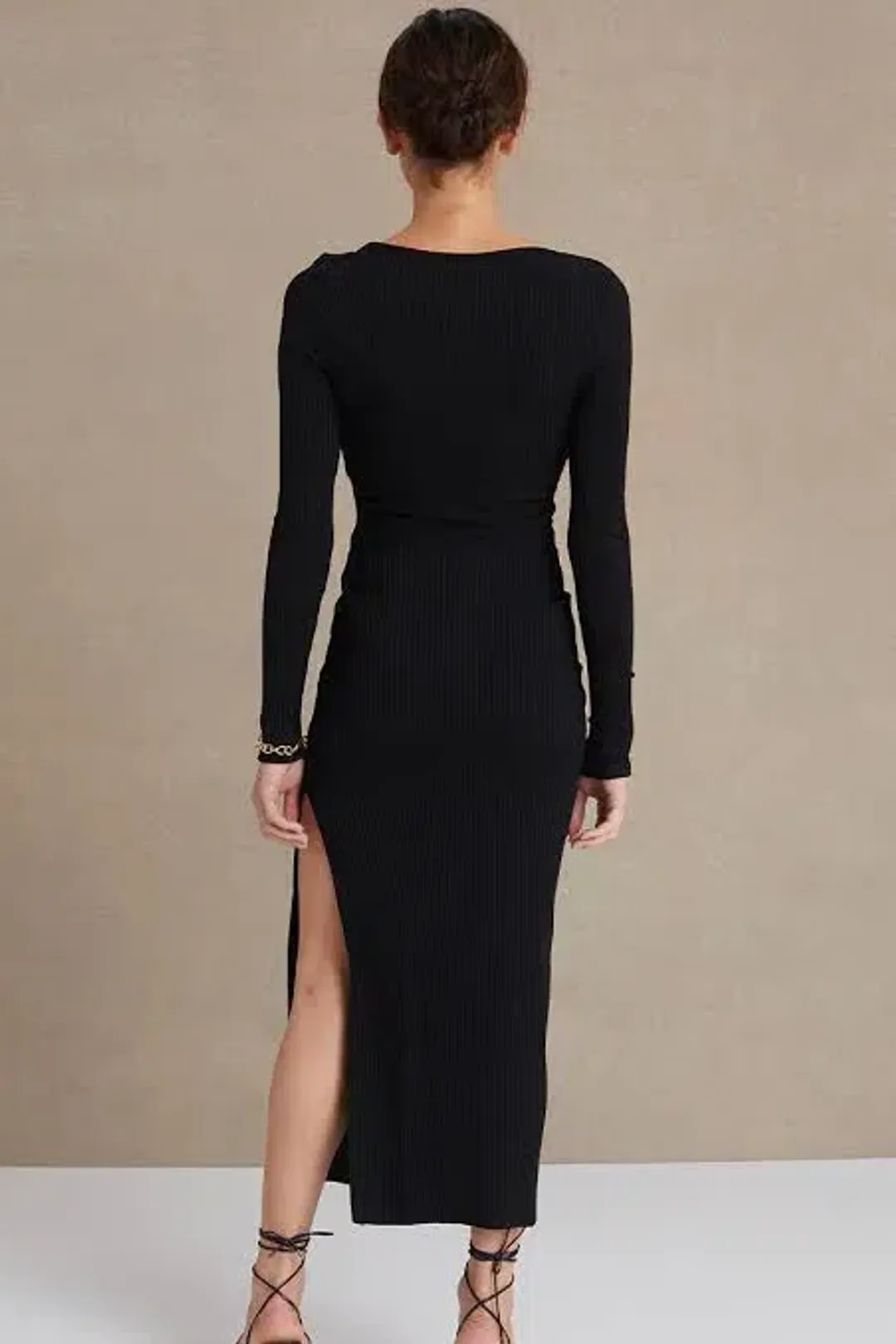 Bec & Bridge Della Vita Midi Dress in Black Size 12 / L for rent on The Volte - main image