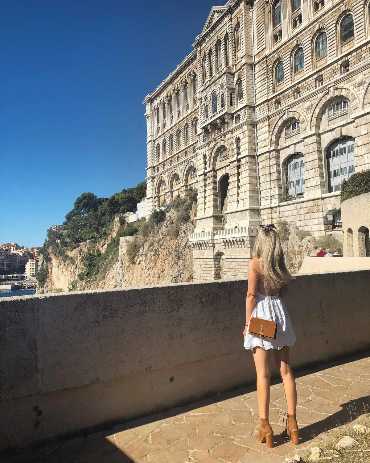 Zimmermann Roamer Halter Dress White Broderie Size 8  - Image 3