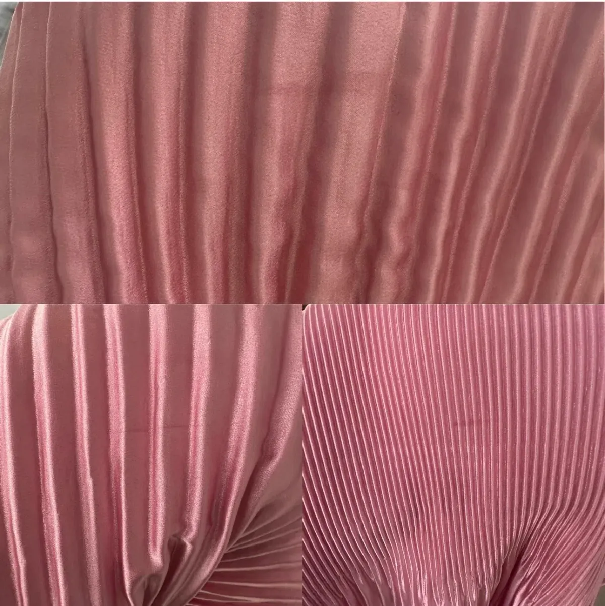 L'Idee Soiree Pleated One Shoulder Dress in Pink Size 8 - Image 4