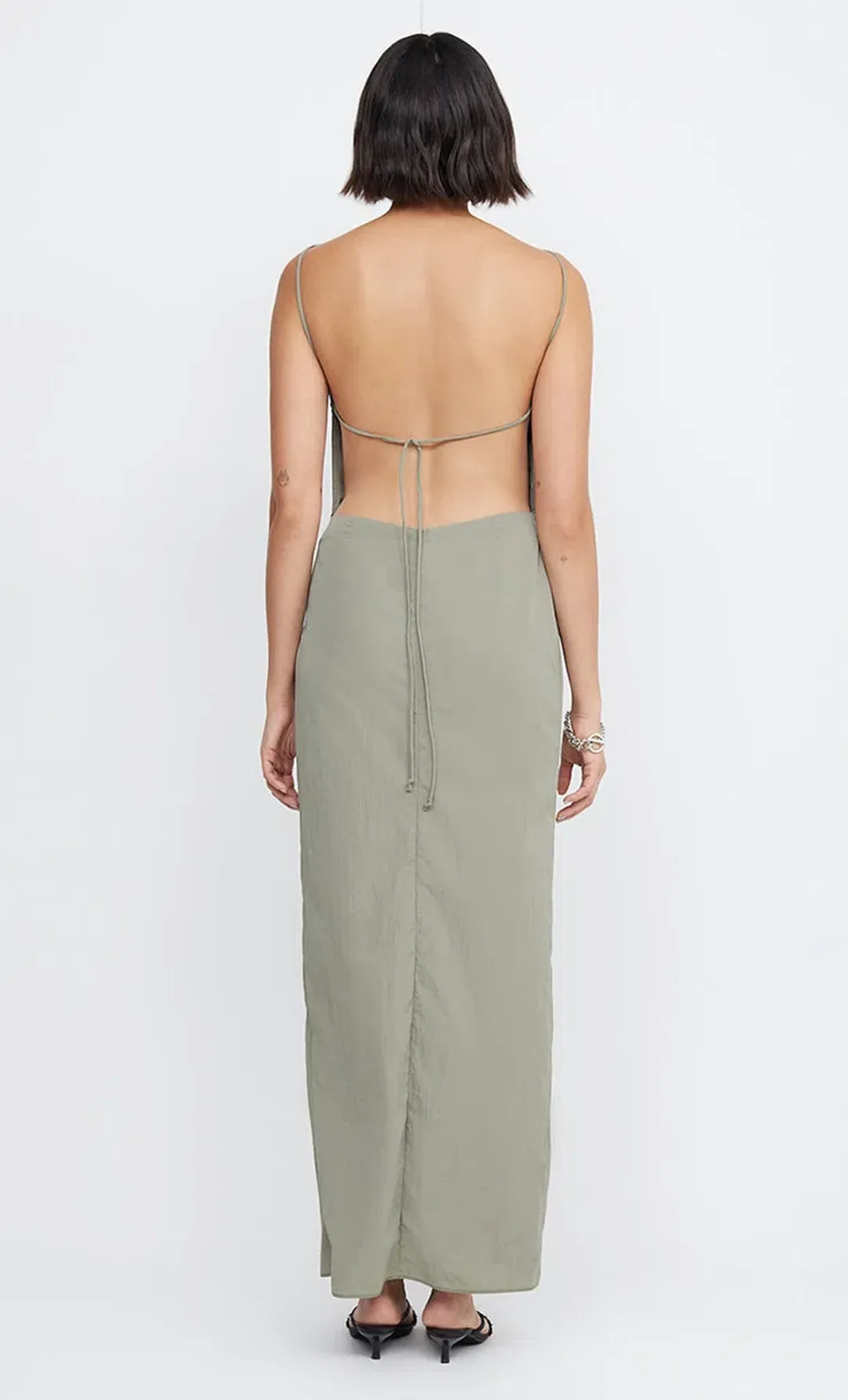 Bec & Bridge Adrianna Maxi Dress In Sage Green Size 8 for rent on The Volte - main image
