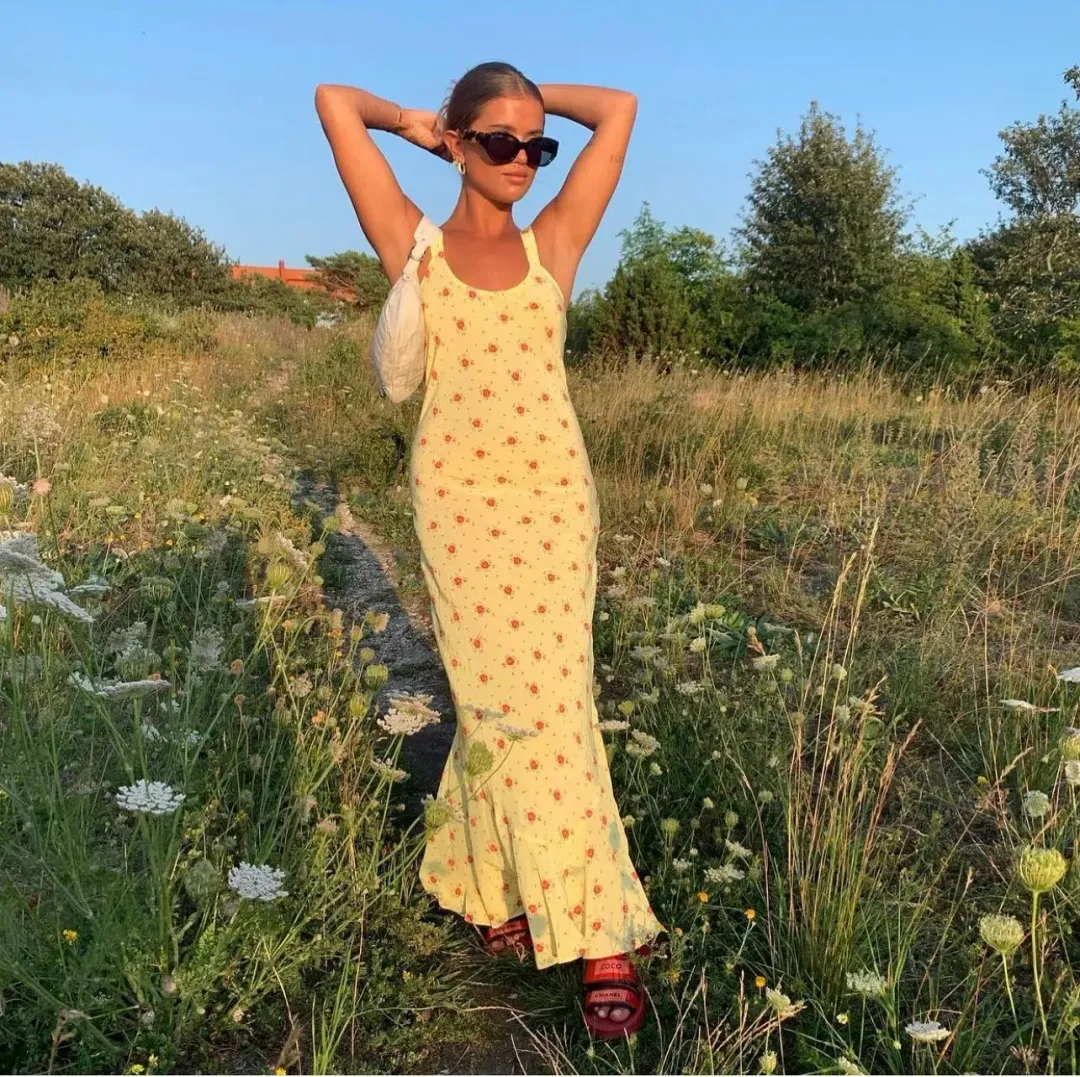 Realisation Par Allegra Dress in Verona Yellow Size S / AU 8 for rent on The Volte - main image