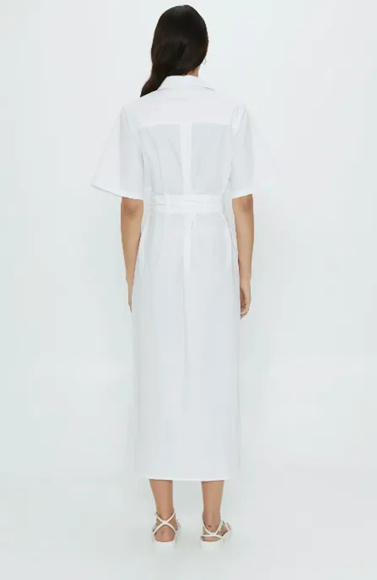 Third Form Roam Maxi Shirt Dress White Size 14 - Image 3