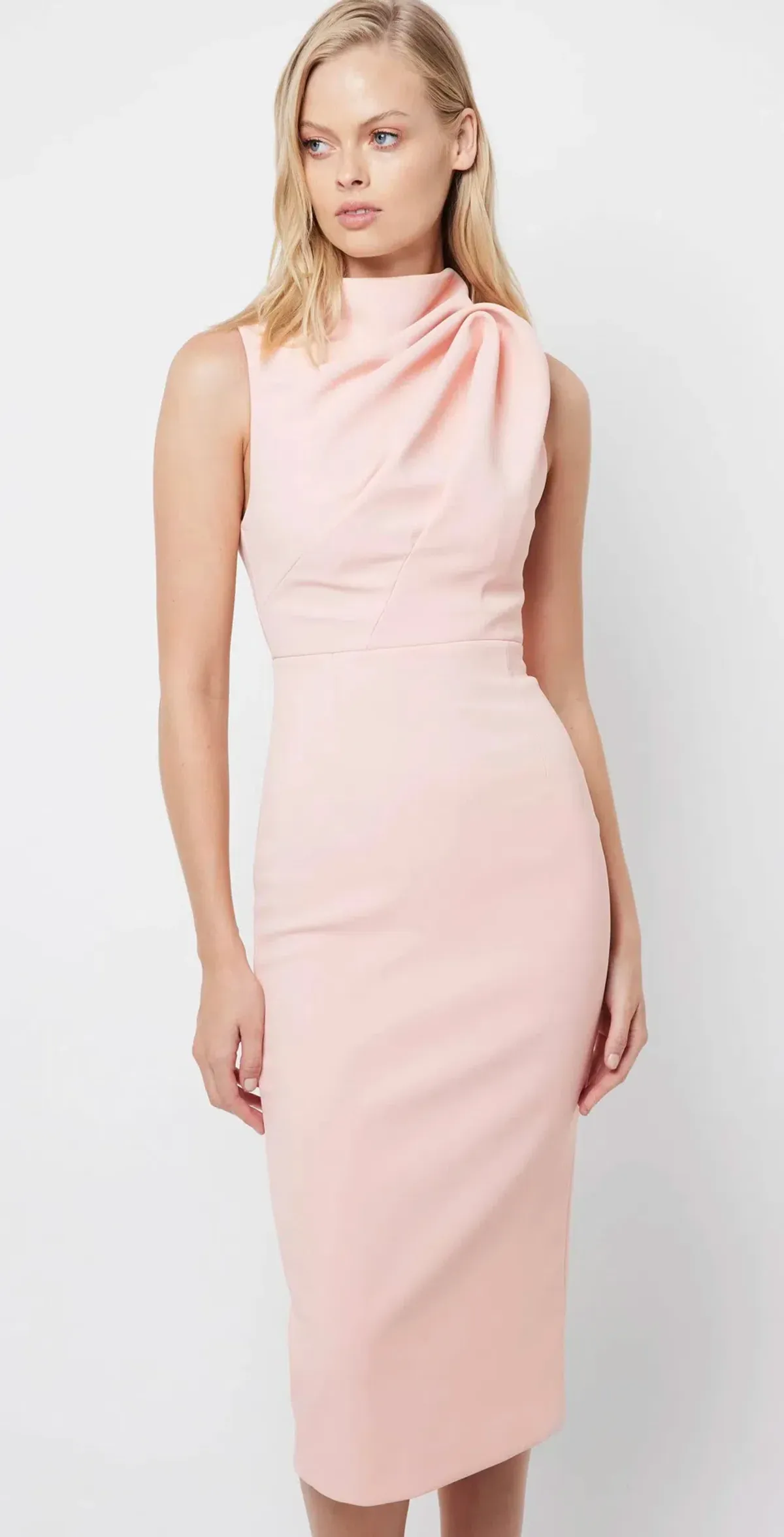 Mossman The Edge Of Glory Midi Dress Blush Size 6 - Image 2