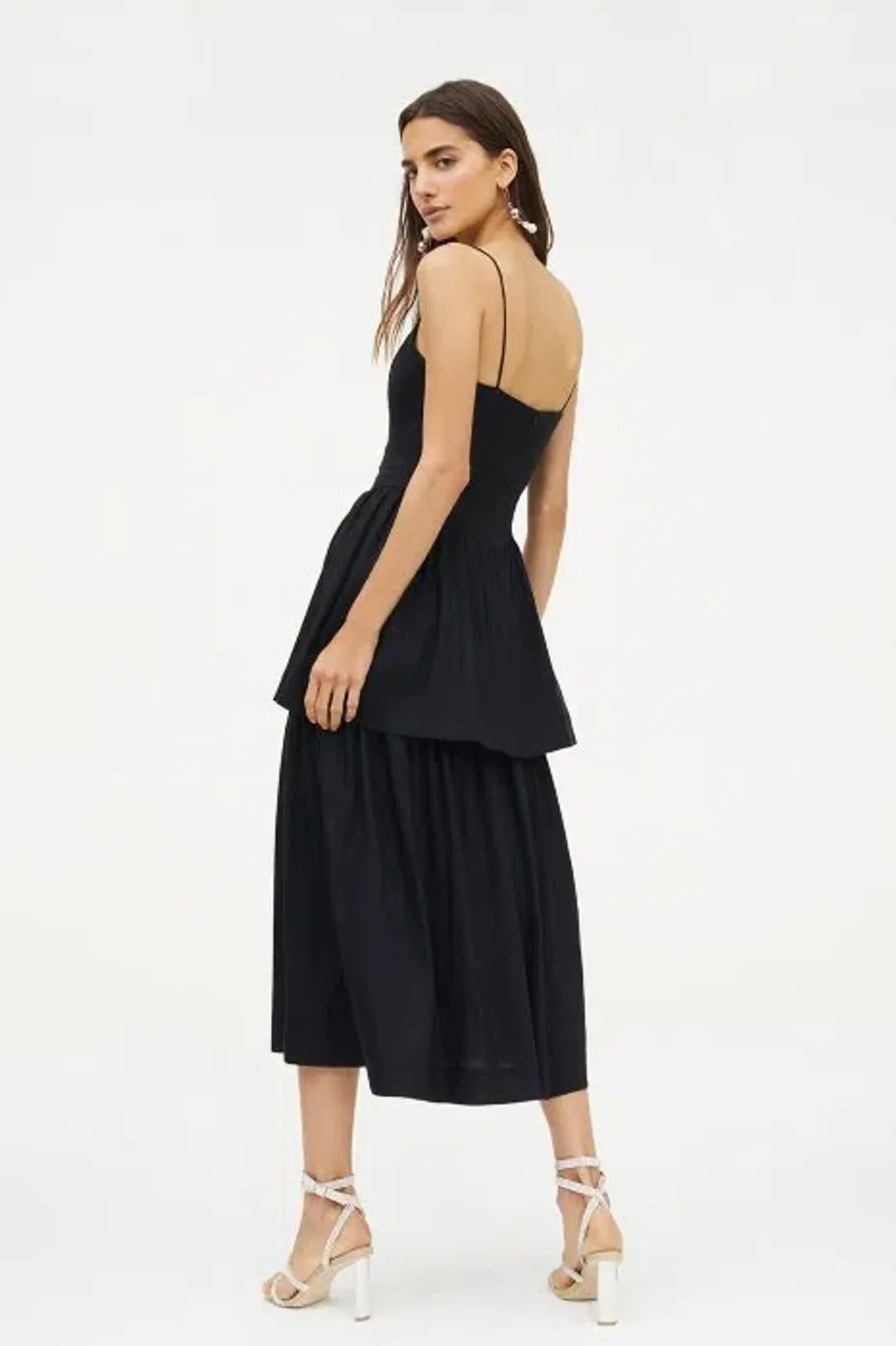 Manning Cartell Girl On Film Midi Dress Black Size 6 for rent on The Volte - main image