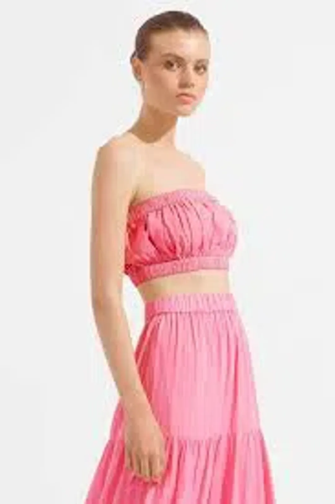 Steele - Estella Crop & Casper Skirt Set - Musk - Size 8 for rent on The Volte - main image