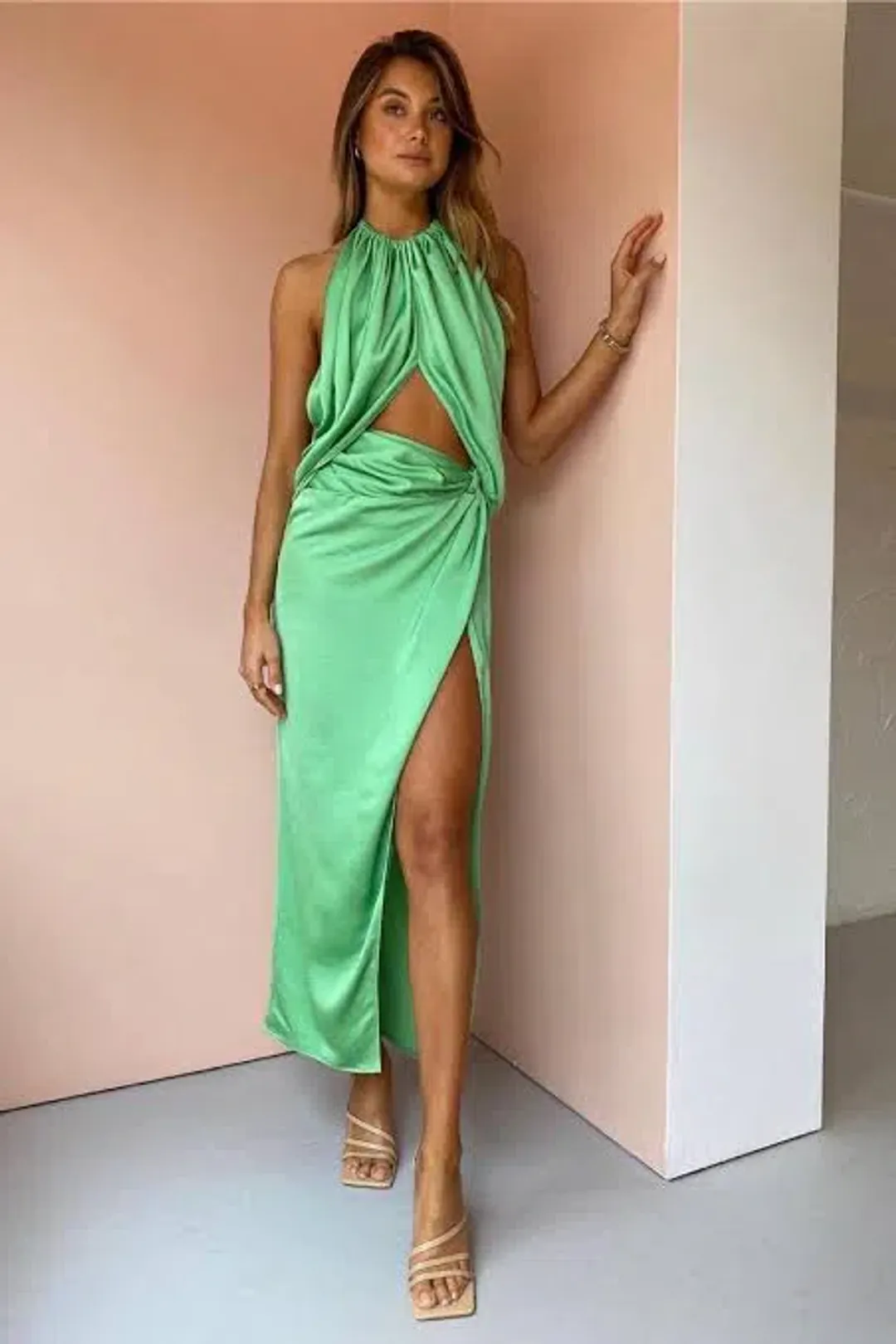 Anna Quan Elyse Dress Apple Size 8 for rent on The Volte - main image