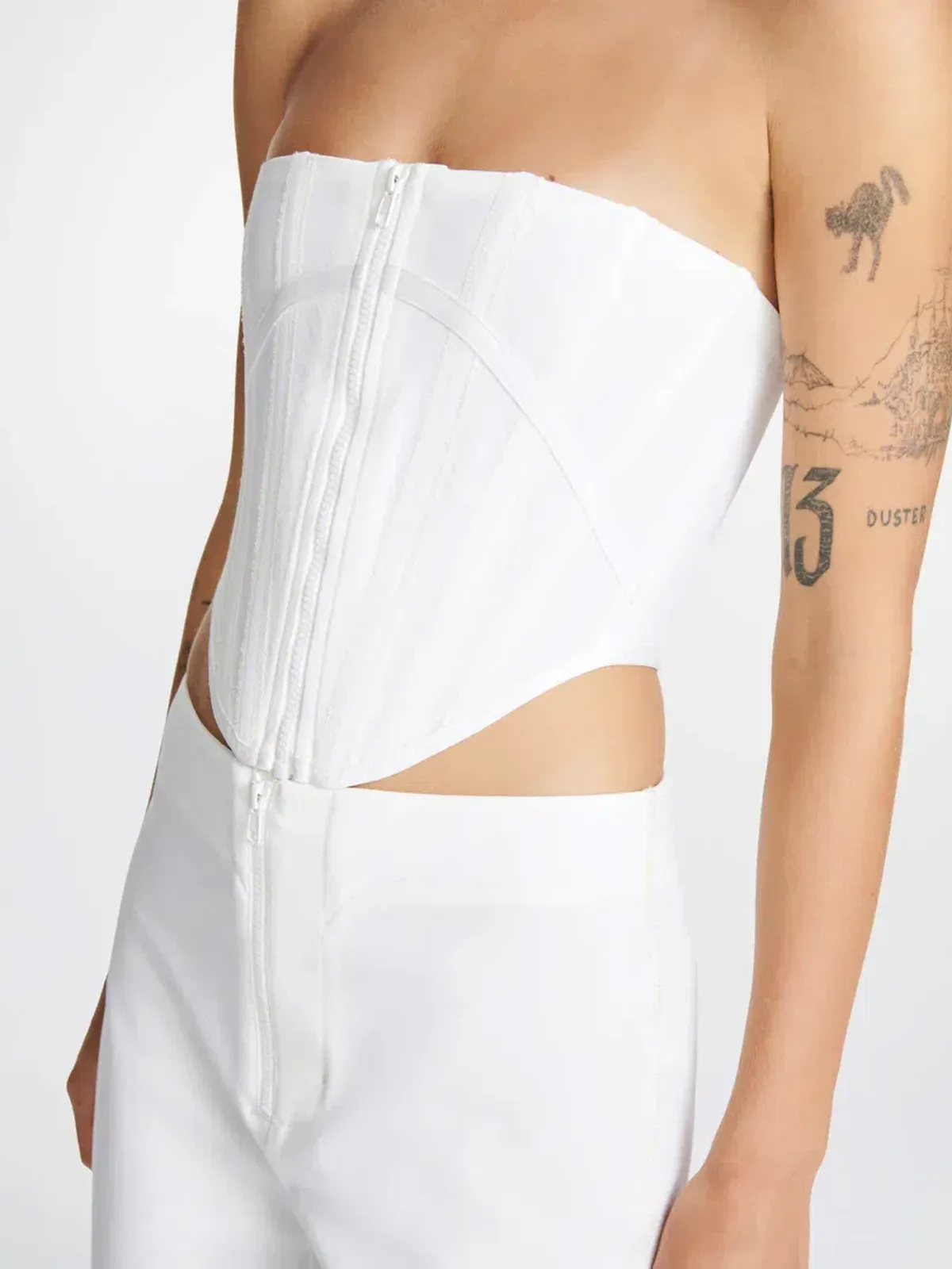 Dion Lee Wetsuit Corset White Size XS - Image 1