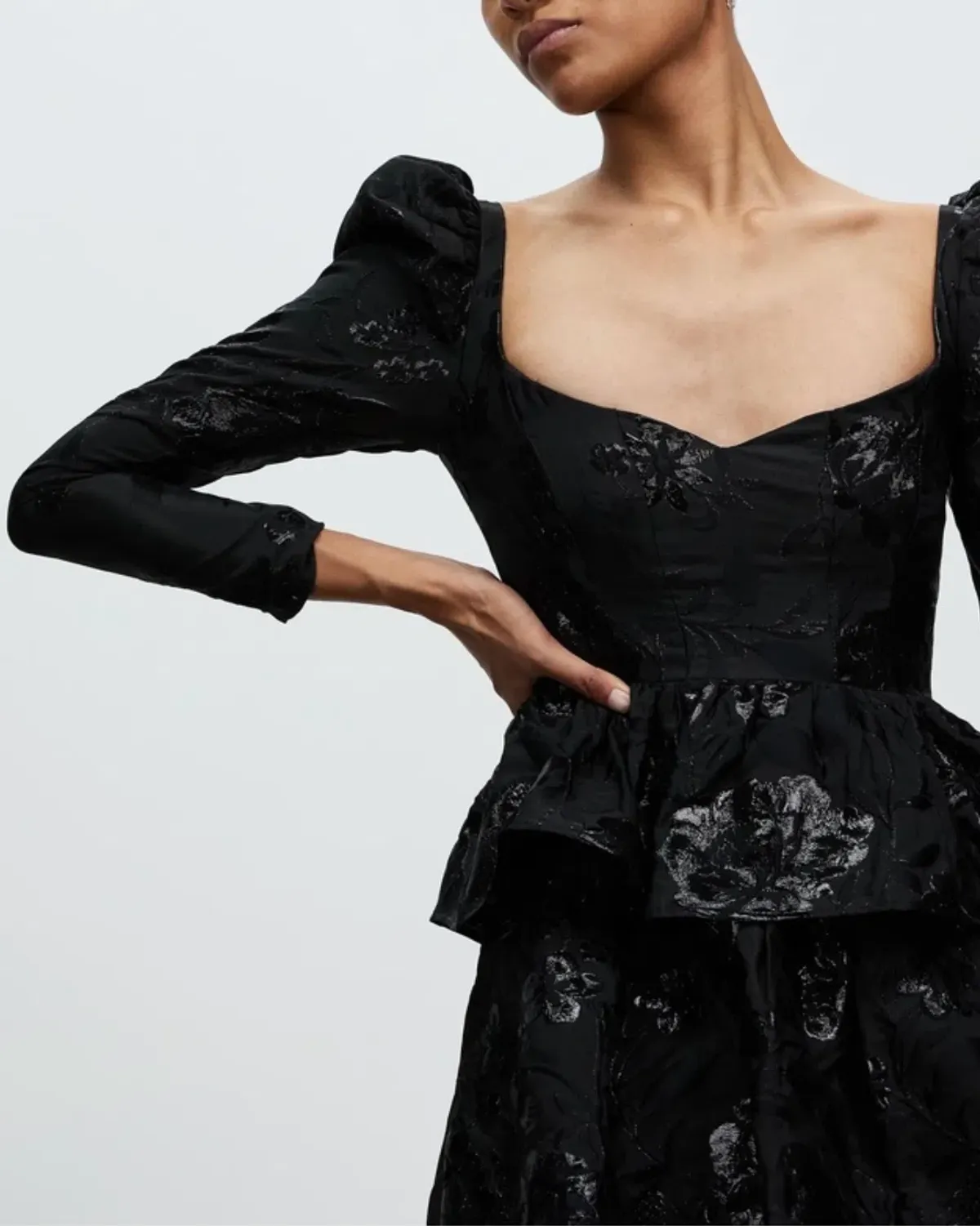 Nicola Finetti Lolly Dress in Black Size 6 - Image 5