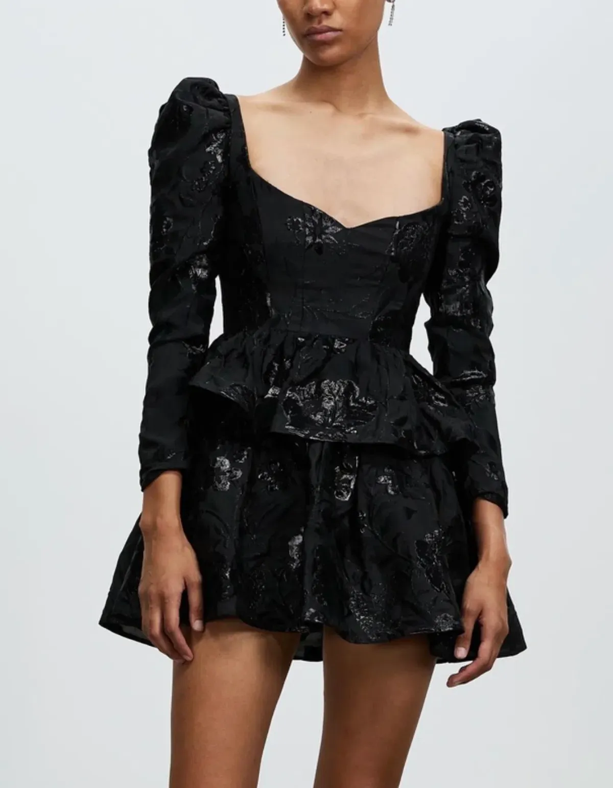 Nicola Finetti Lolly Dress in Black Size 6 - Image 2