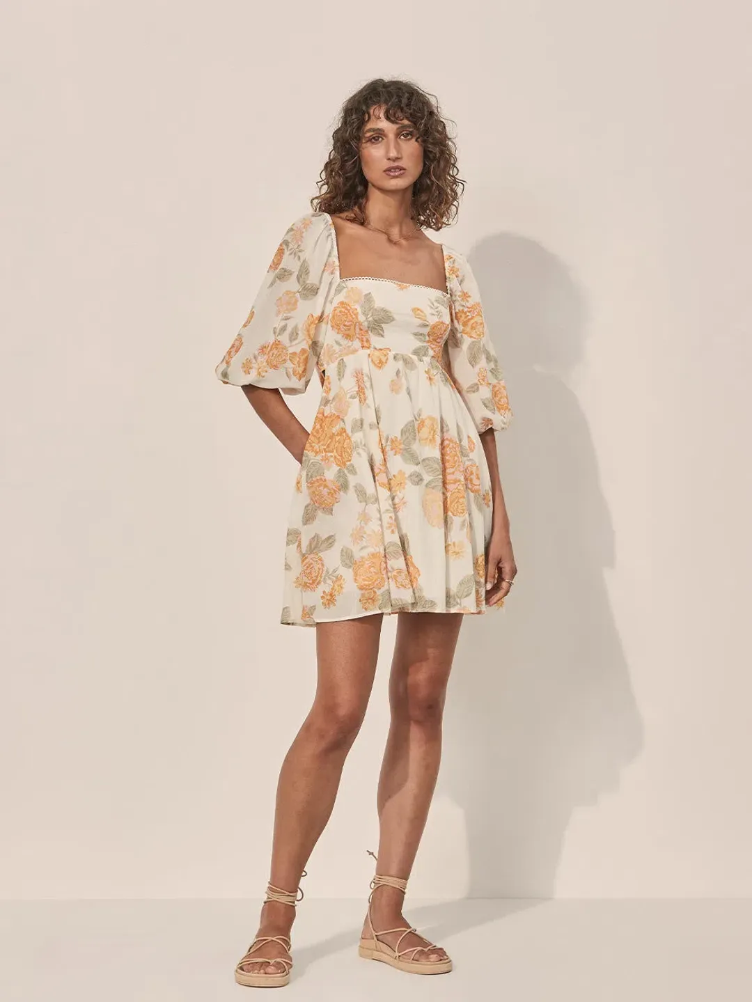 Kivari Blake Mini Dress Floral Size 14 for rent on The Volte - main image