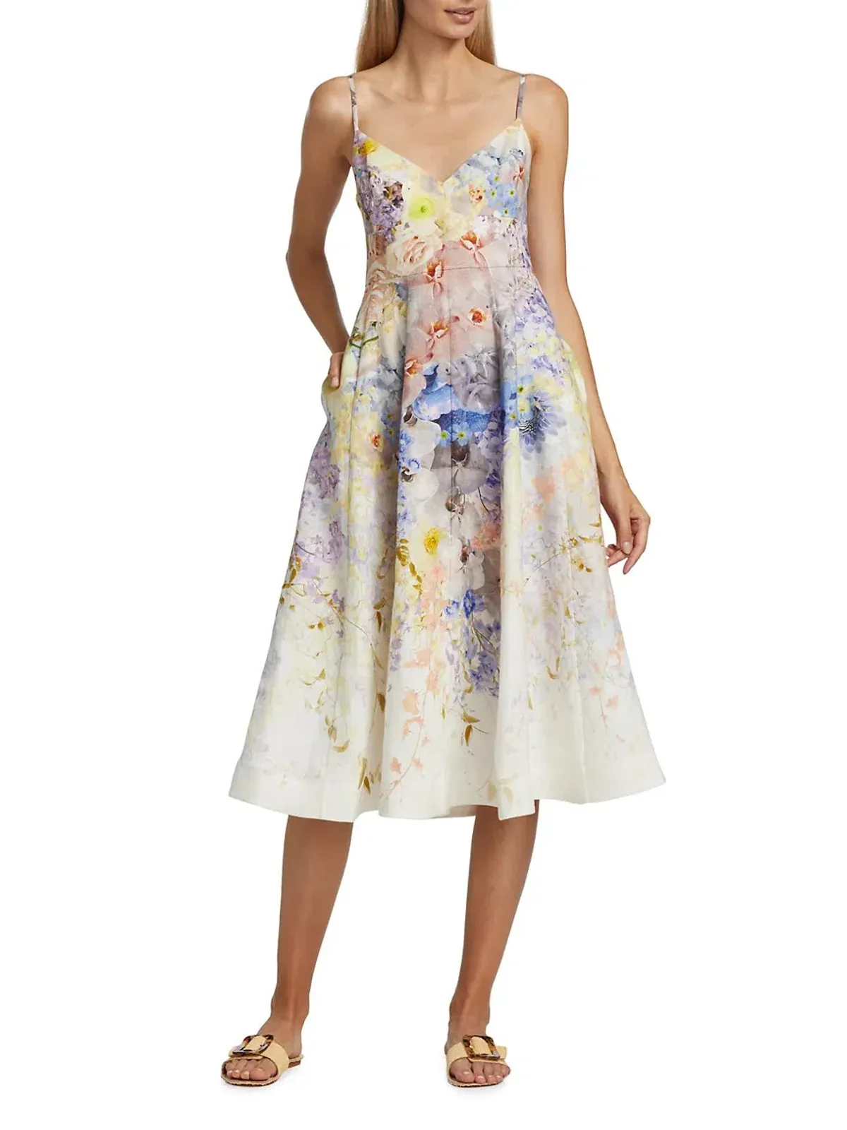 Zimmermann Rhythmic Picnic Dress Floral Size 12 - Image 1