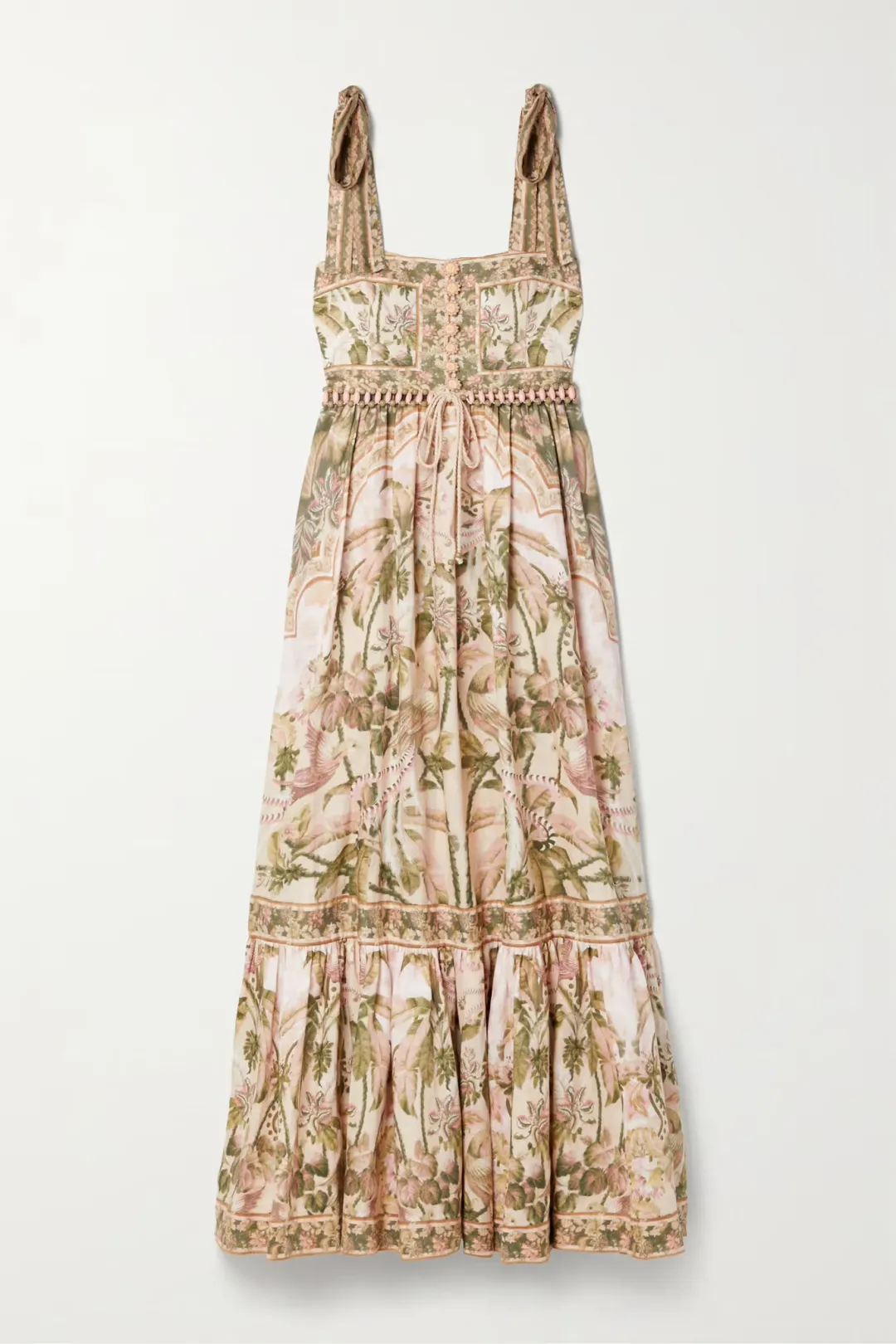 Zimmermann Lyre Picnic Dress Floral Size 0/AU 8 for rent on The Volte - main image