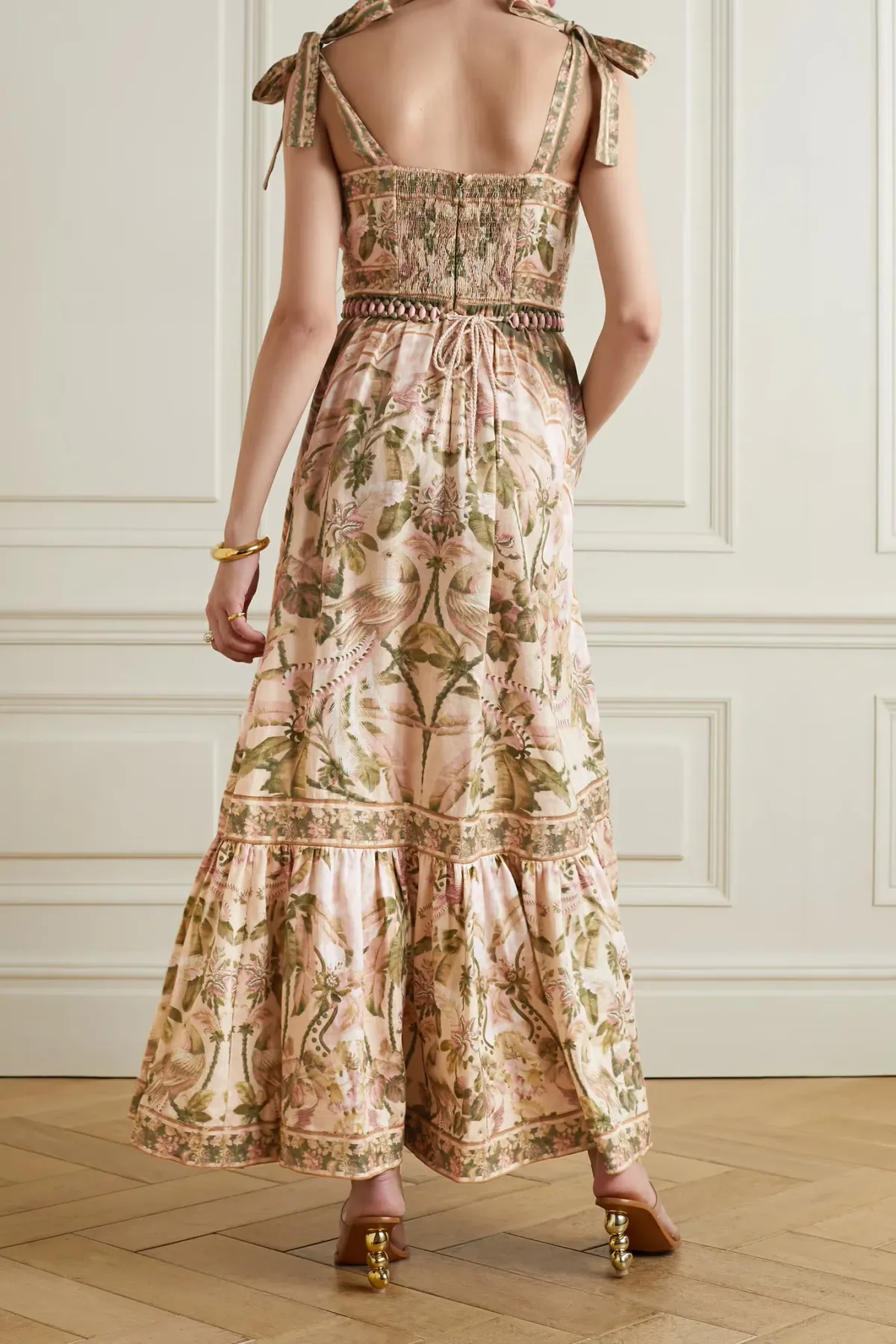 Zimmermann Lyre Picnic Dress Floral Size 0/AU 8 - Image 2