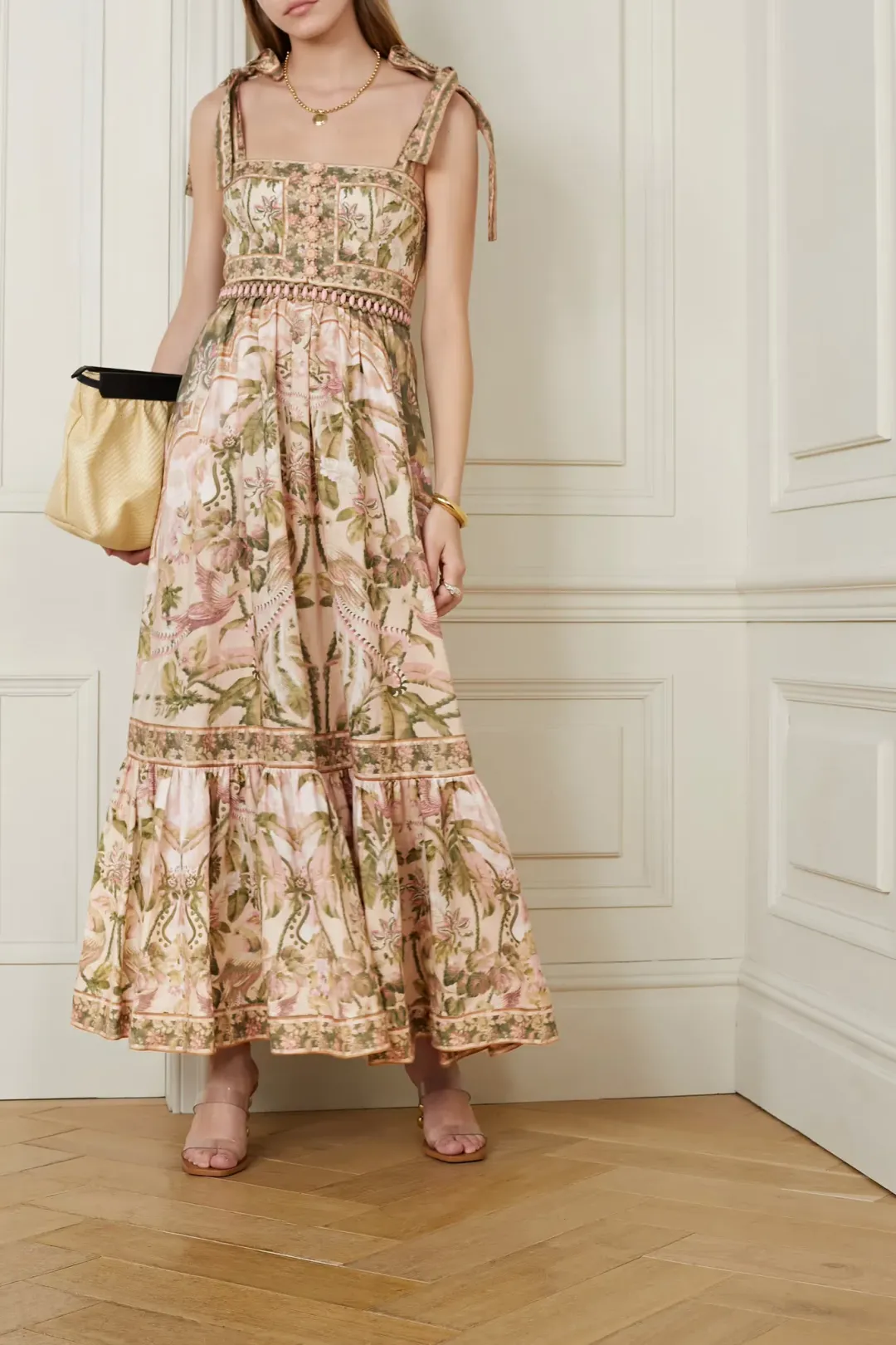 Zimmermann Lyre Picnic Dress Floral Size 0/AU 8 for rent on The Volte - main image