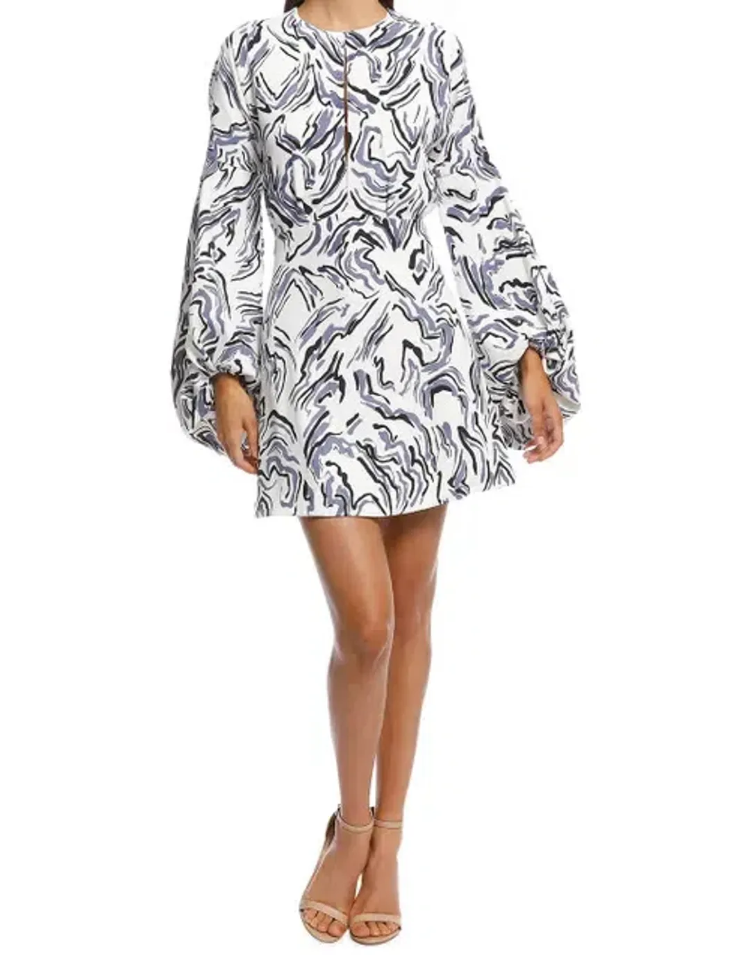 Camilla & Marc Fonda Mini dress Grey Size AU 12 for rent on The Volte - main image