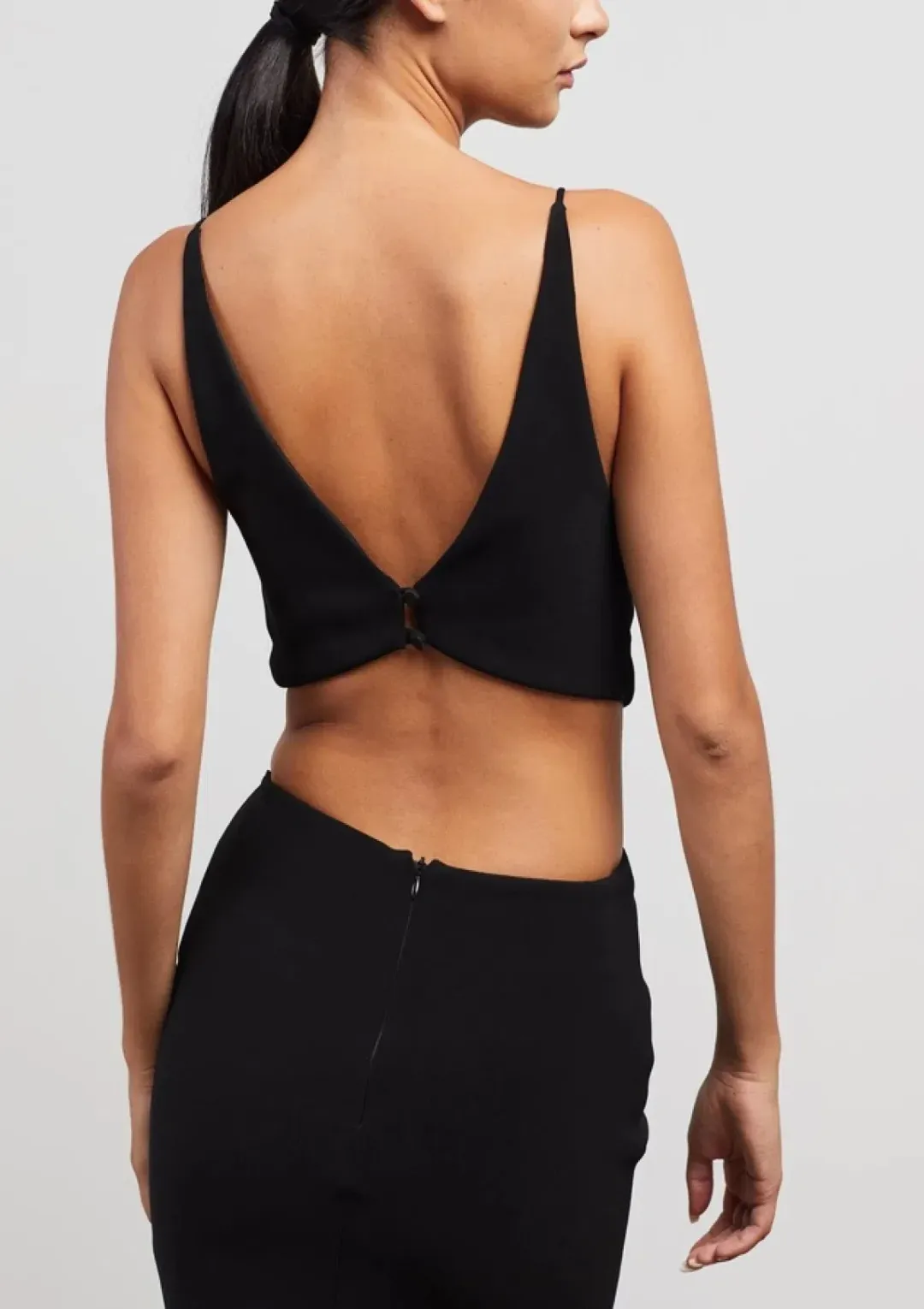 Bec & Bridge Scout Cut Out Midi Dress Black Size AU 6 for rent on The Volte - main image