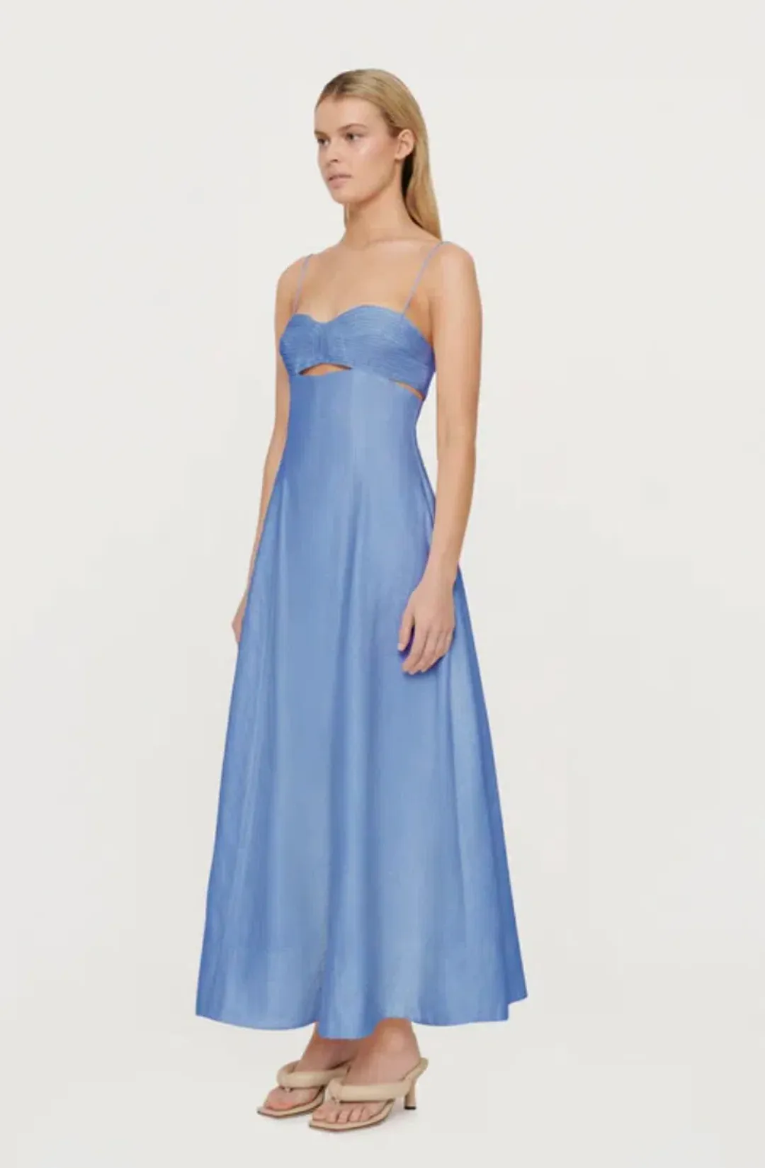 Clea Florence Stitch Dress Marina Blue Size S / Au 8-10 for rent on The Volte - main image