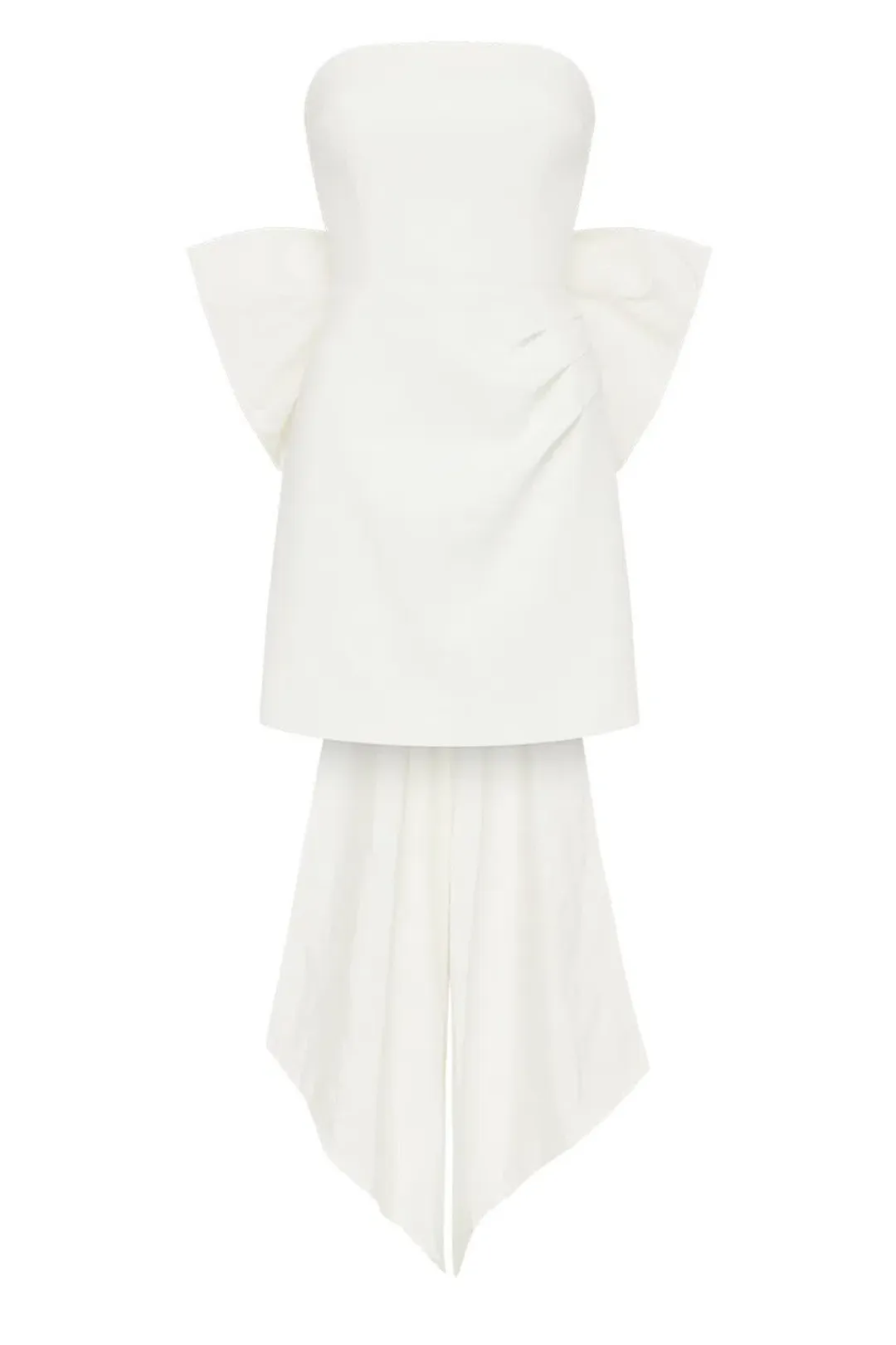 Rebecca Vallance Daphne Mini Dress Ivory Size 10 for rent on The Volte - main image