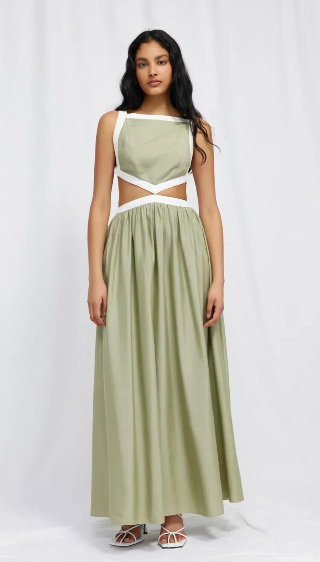 Significant Other Marino Dress Green Size AU 8 for rent on The Volte - main image