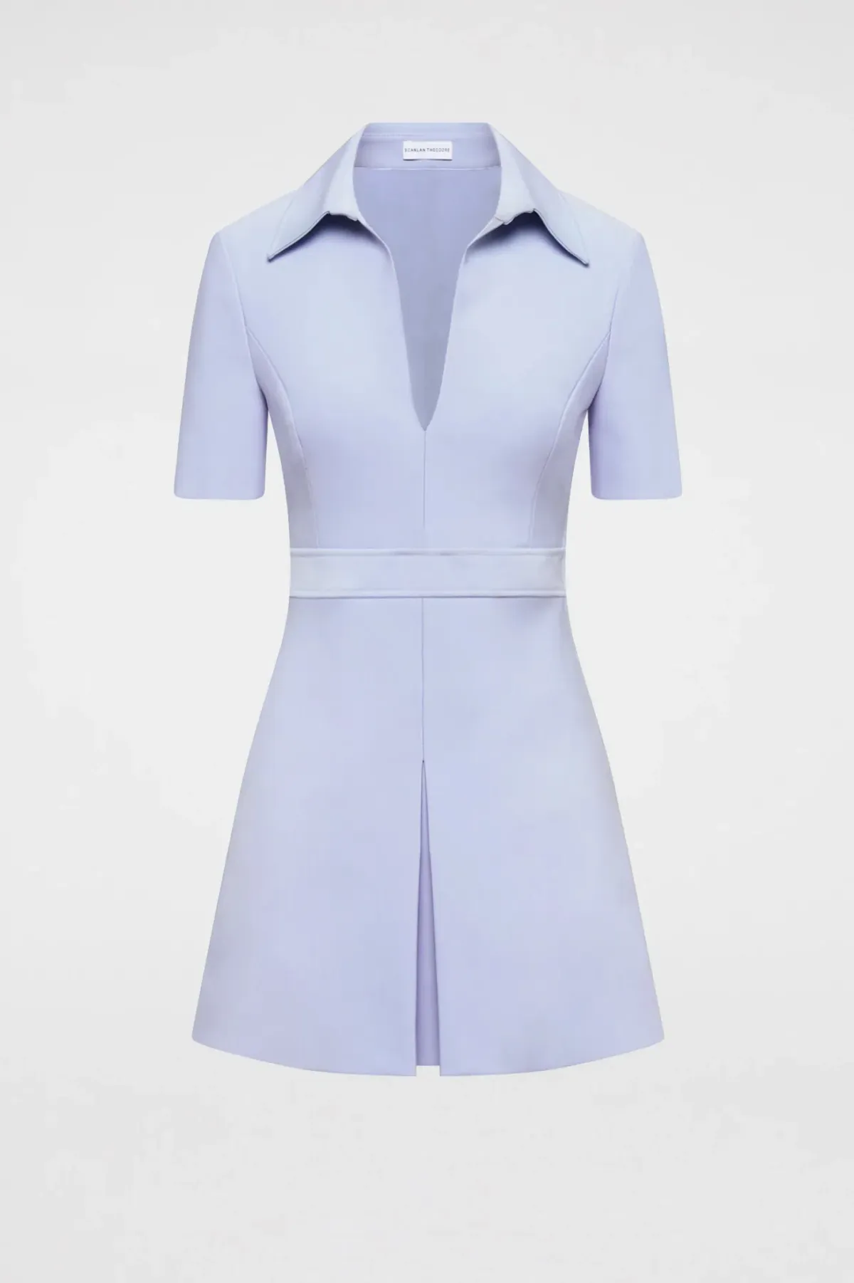 Scanlan Theodore Italian Milano Pleat Dress Blue Size AU 6  - Image 4