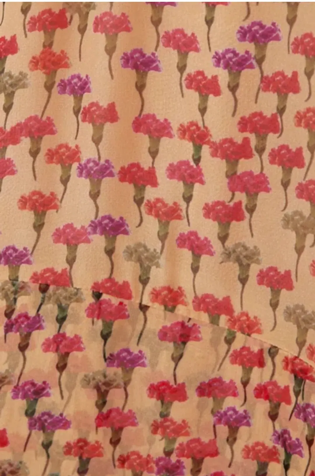 Eywasouls Malibu Claire Smocked Chiffon Maxi Dress Floral Size 8 for rent on The Volte - main image