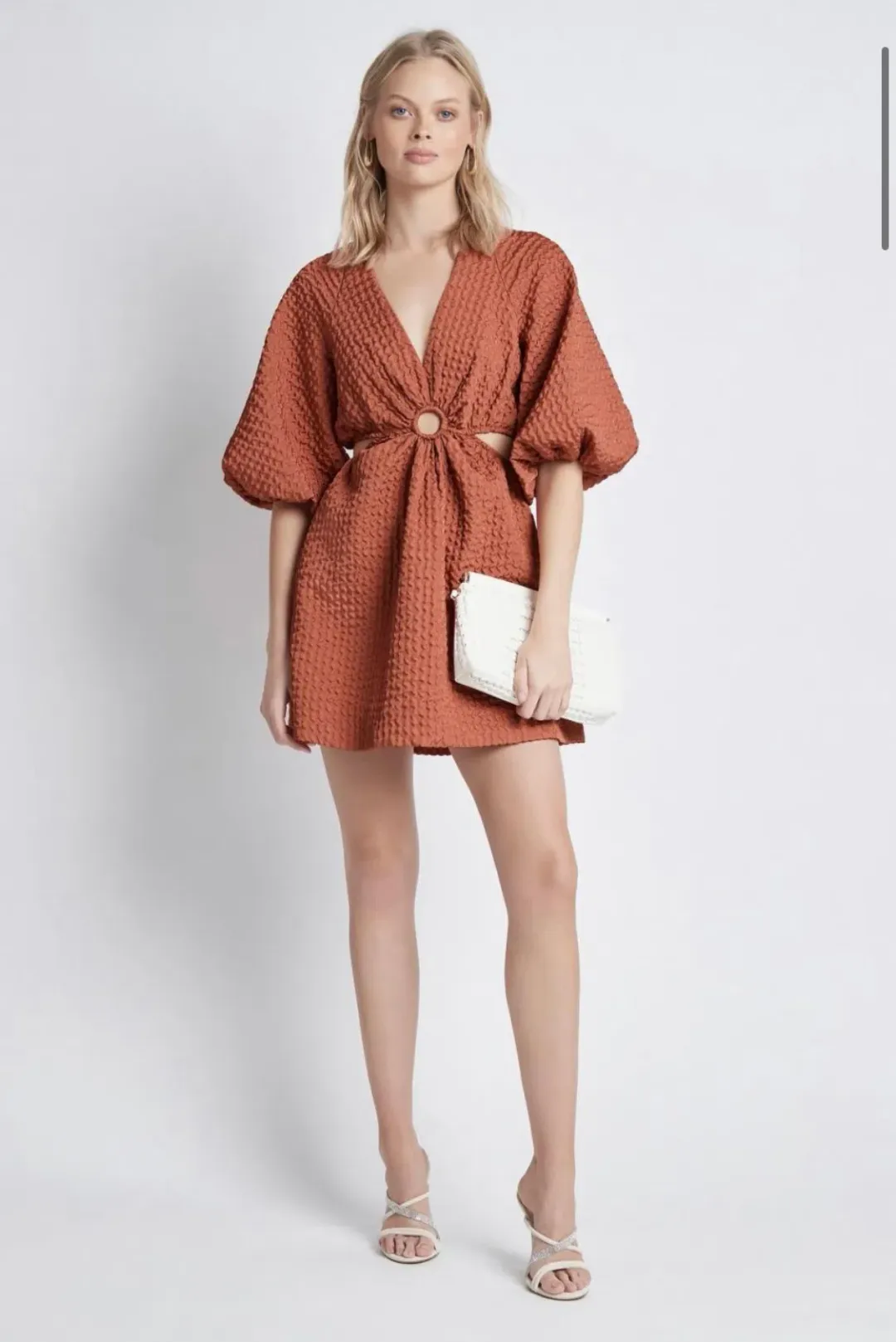 Sheike Sadie Dress Size Rust AU 8 for rent on The Volte - main image