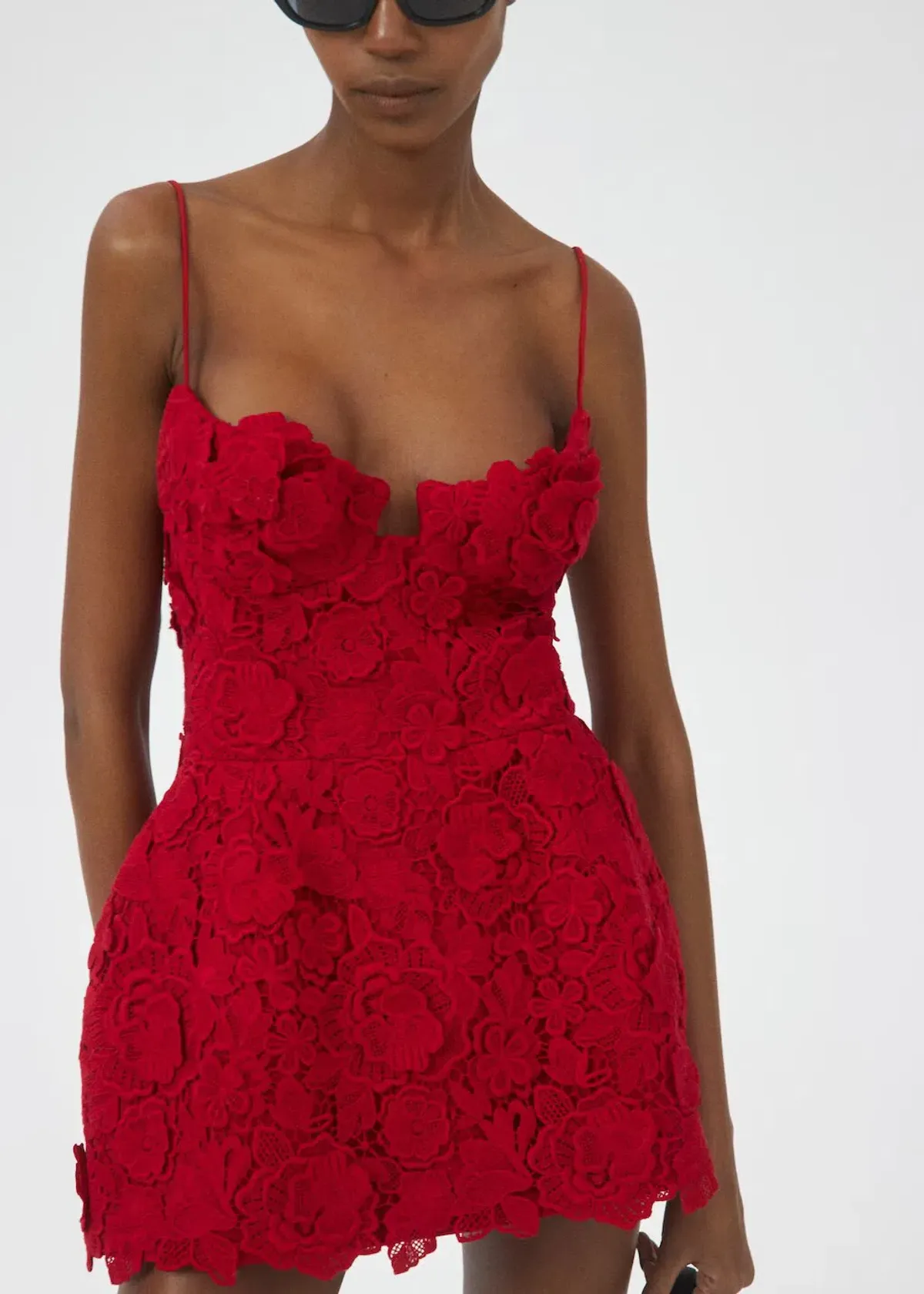 Magda Butrym Roses Dress Red Size AU 6  - Image 1