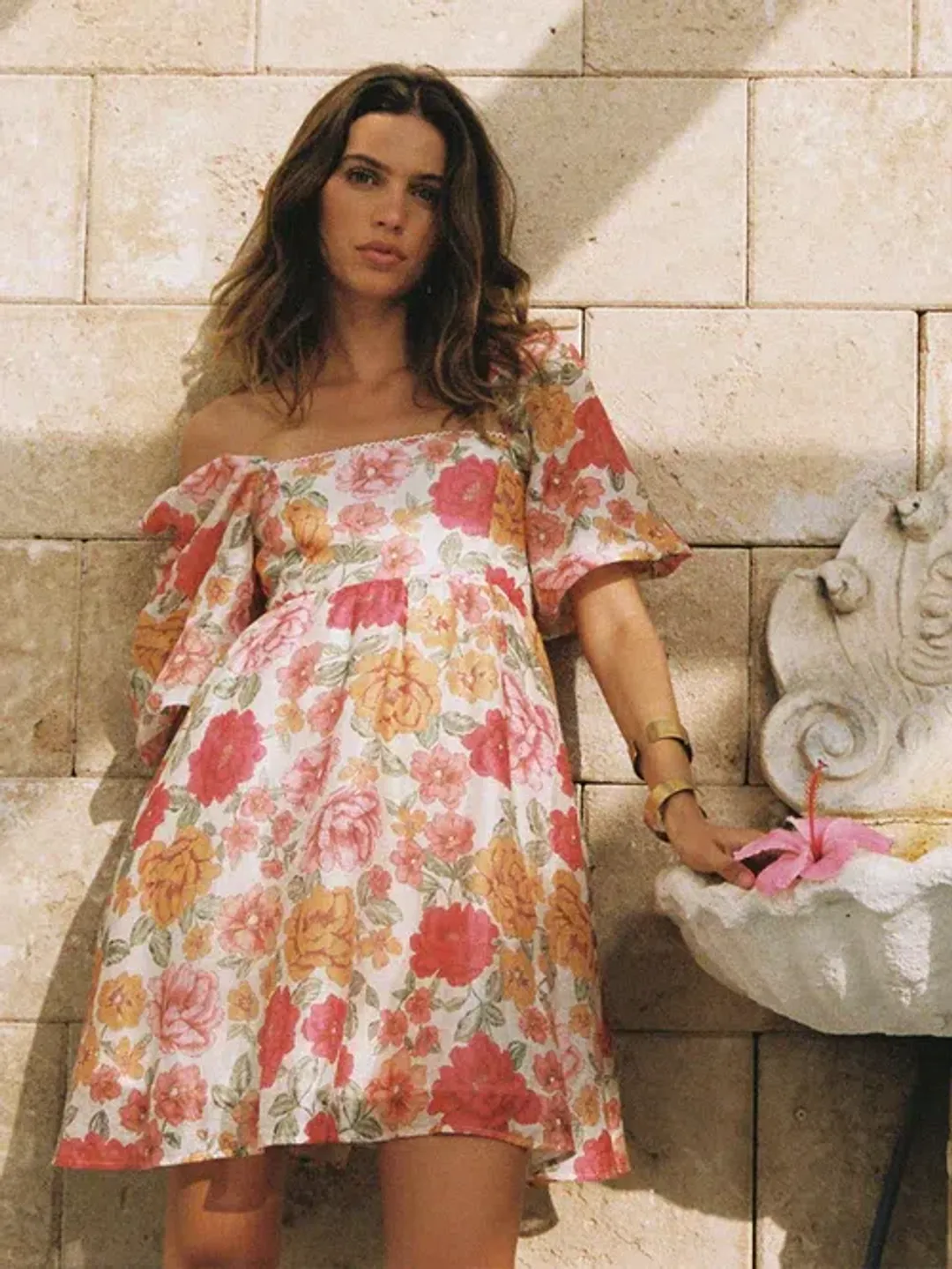 Kivari Camela Mini Dress Floral Size AU 16 for rent on The Volte - main image