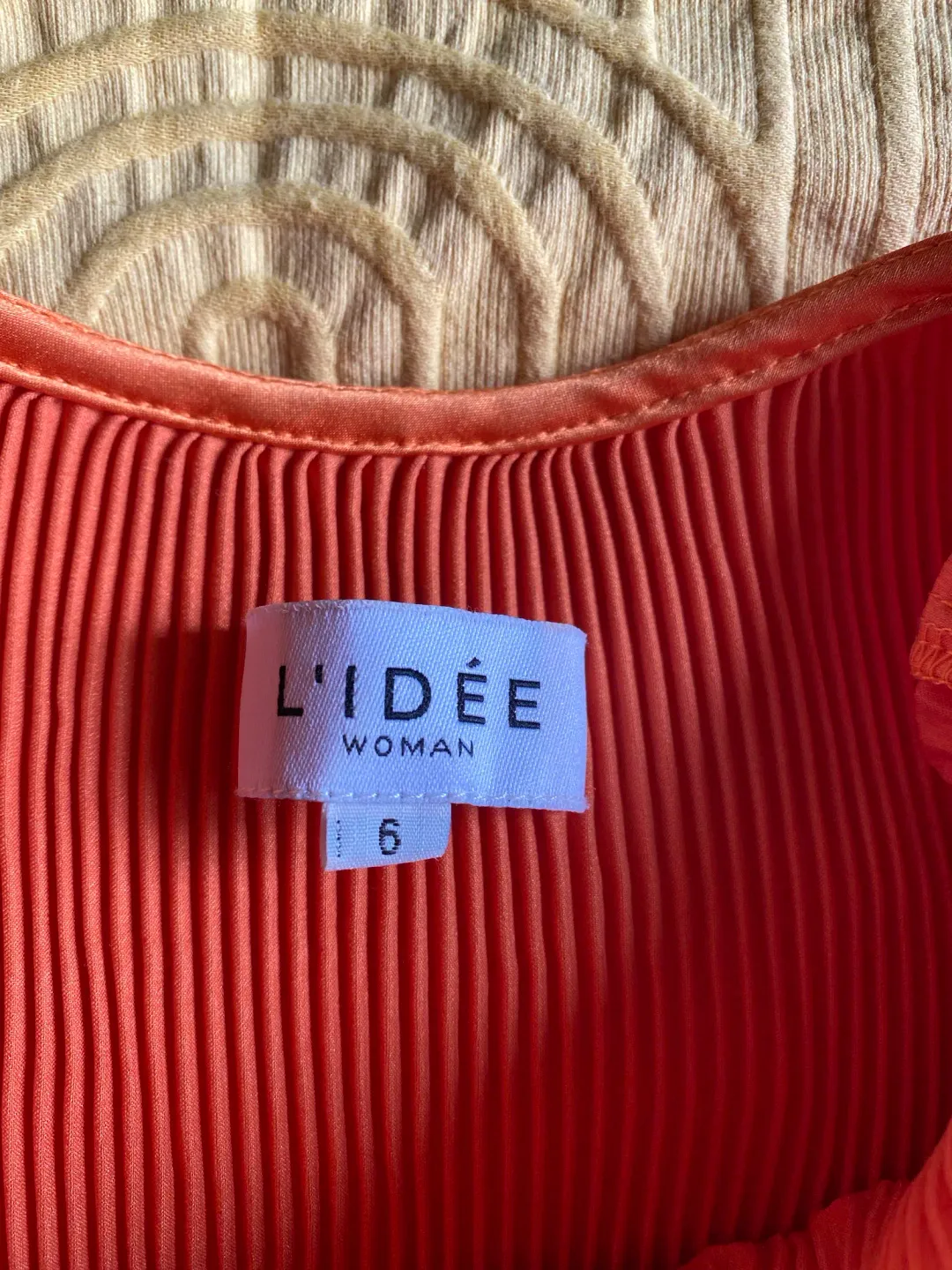 L'Idee Naomi Midi Orange Size AU 6 for rent on The Volte - main image