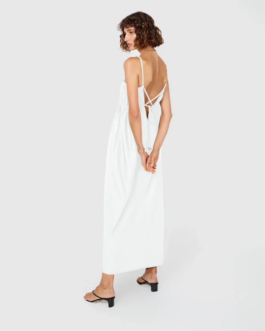 Suboo Rosanna Strappy Maxi Dress White Size M / AU 10 for rent on The Volte - main image