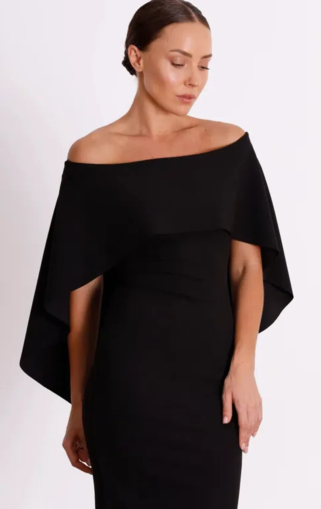 Pasduchas Composure Midi Dress Black Size AU 16 for rent on The Volte - main image