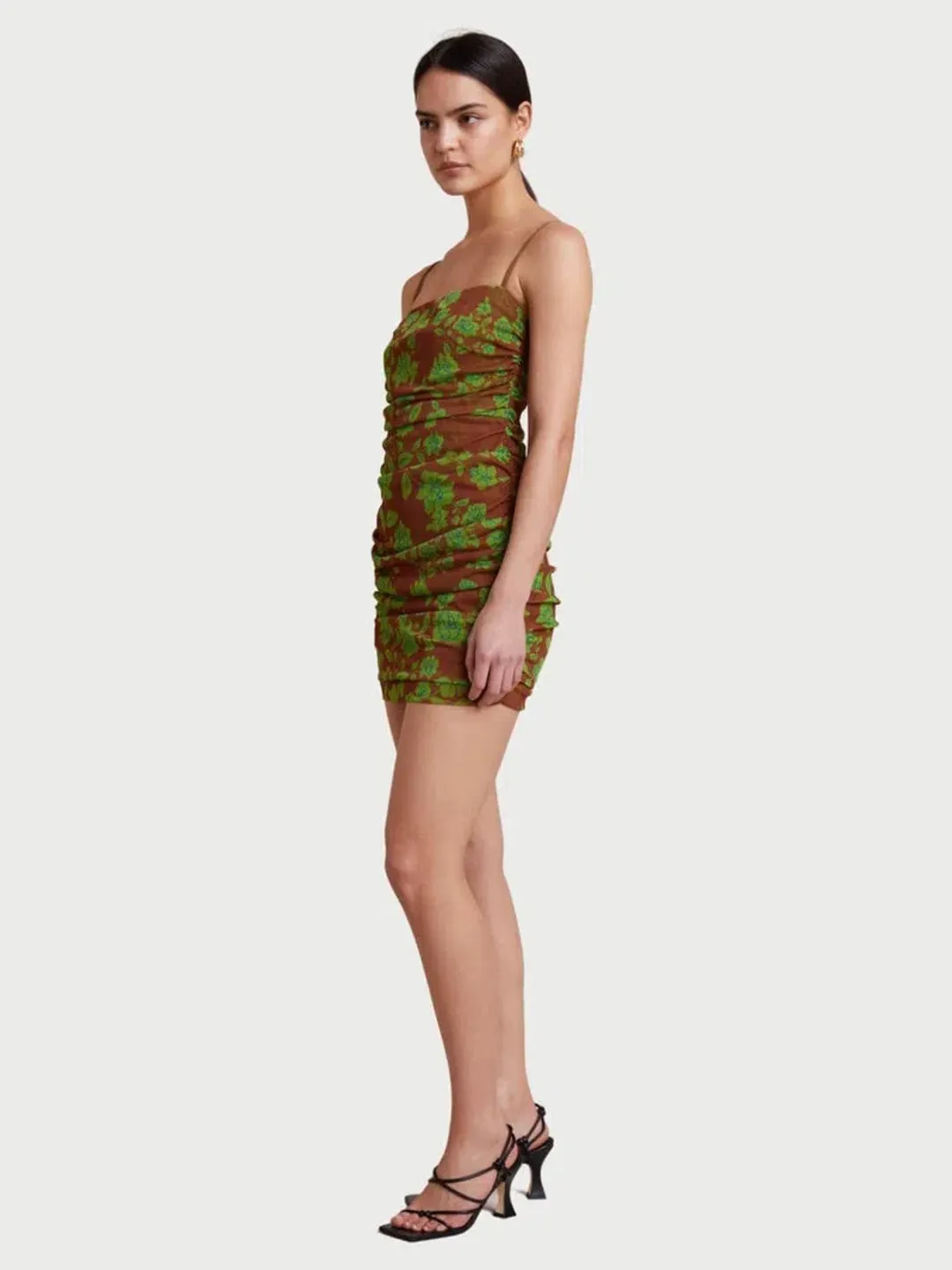 BEC & BRIDGE PRINT BLOSSOM MINI DRESS - SIZE 10 AU/6 US (RRP $280) for rent on The Volte - main image