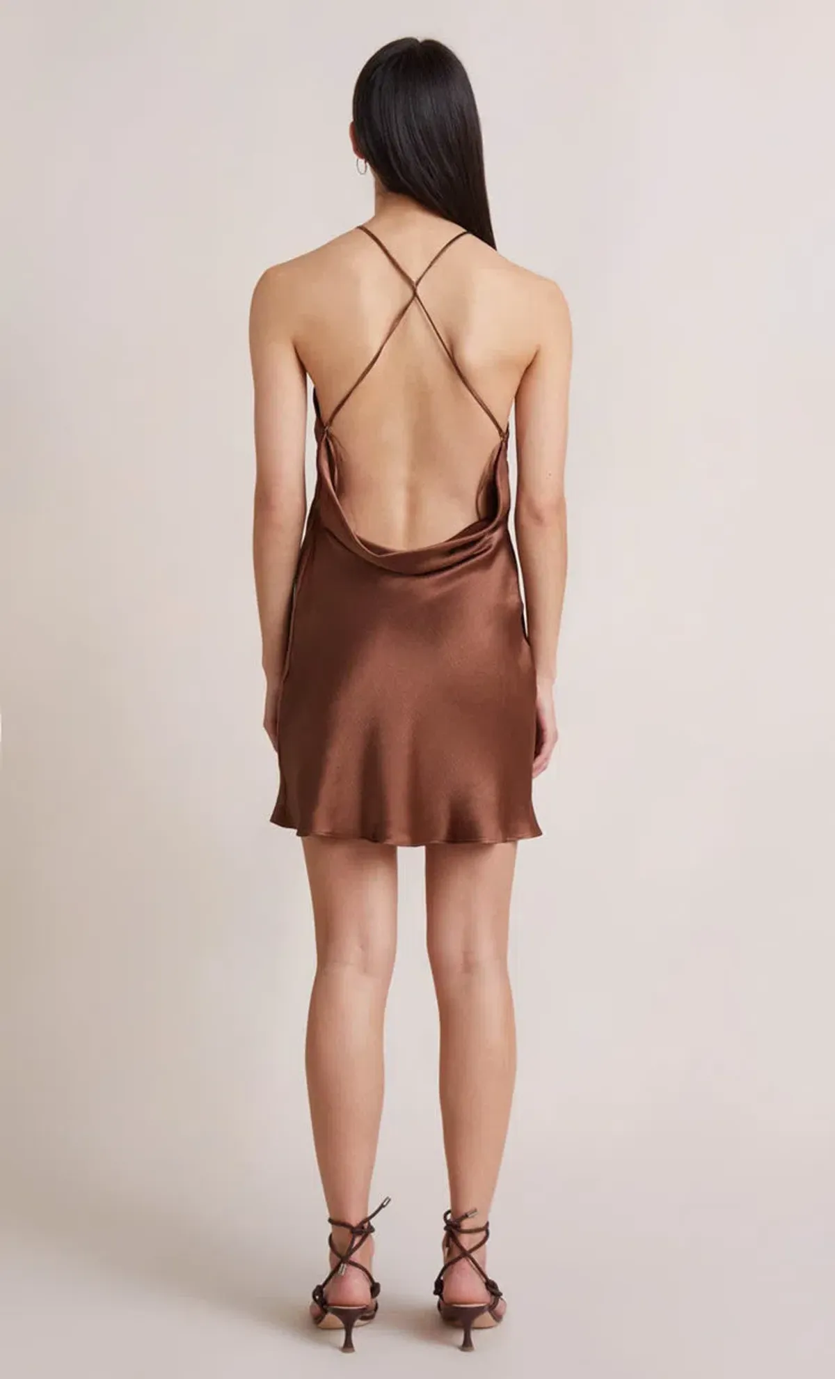 BEC & BRIDGE CHOCOLATE ANNIKA MINI DRESS - SIZE 10 AU/6 US (RRP $200) - Image 4