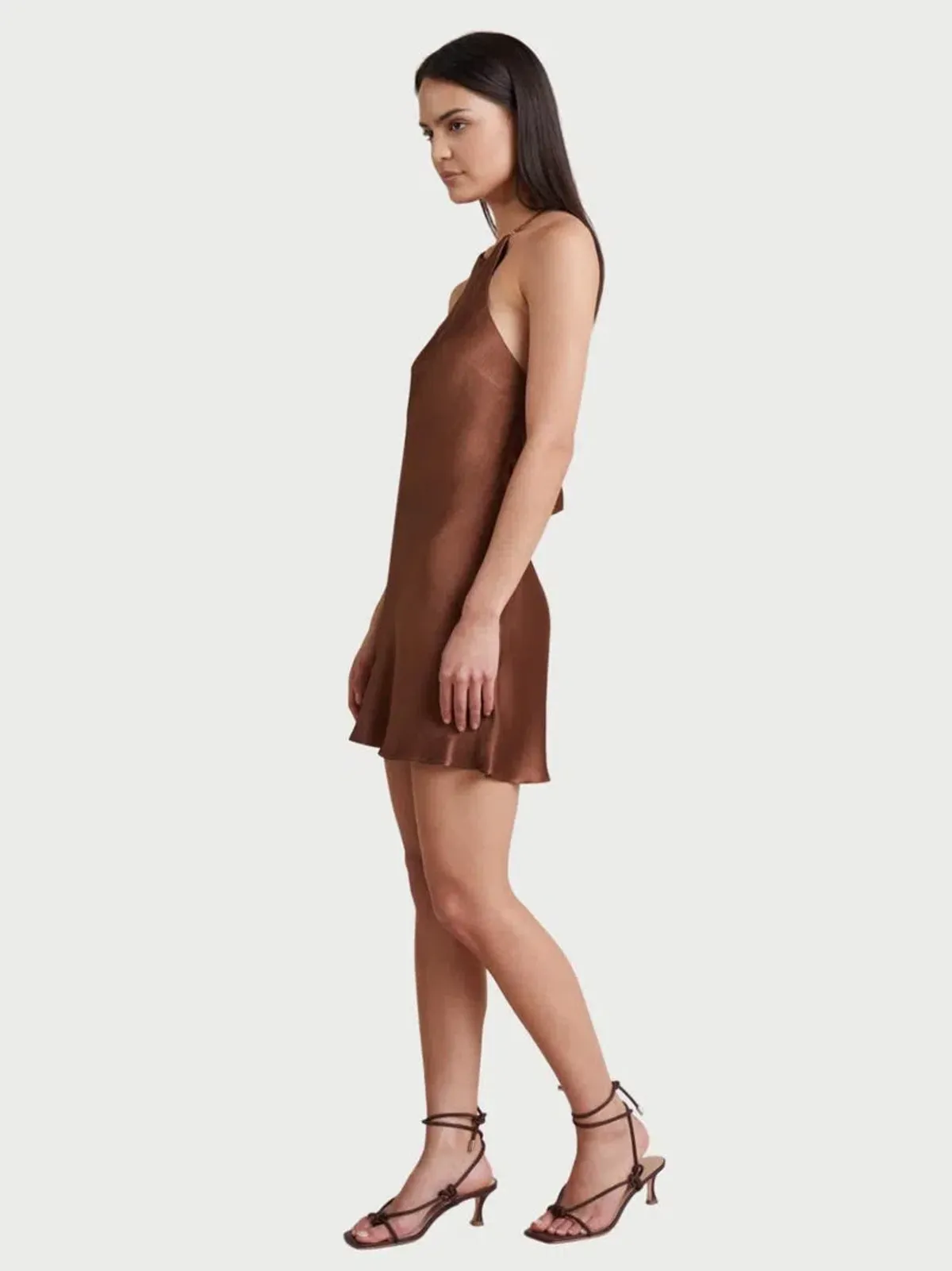BEC & BRIDGE CHOCOLATE ANNIKA MINI DRESS - SIZE 10 AU/6 US (RRP $200) - Image 2