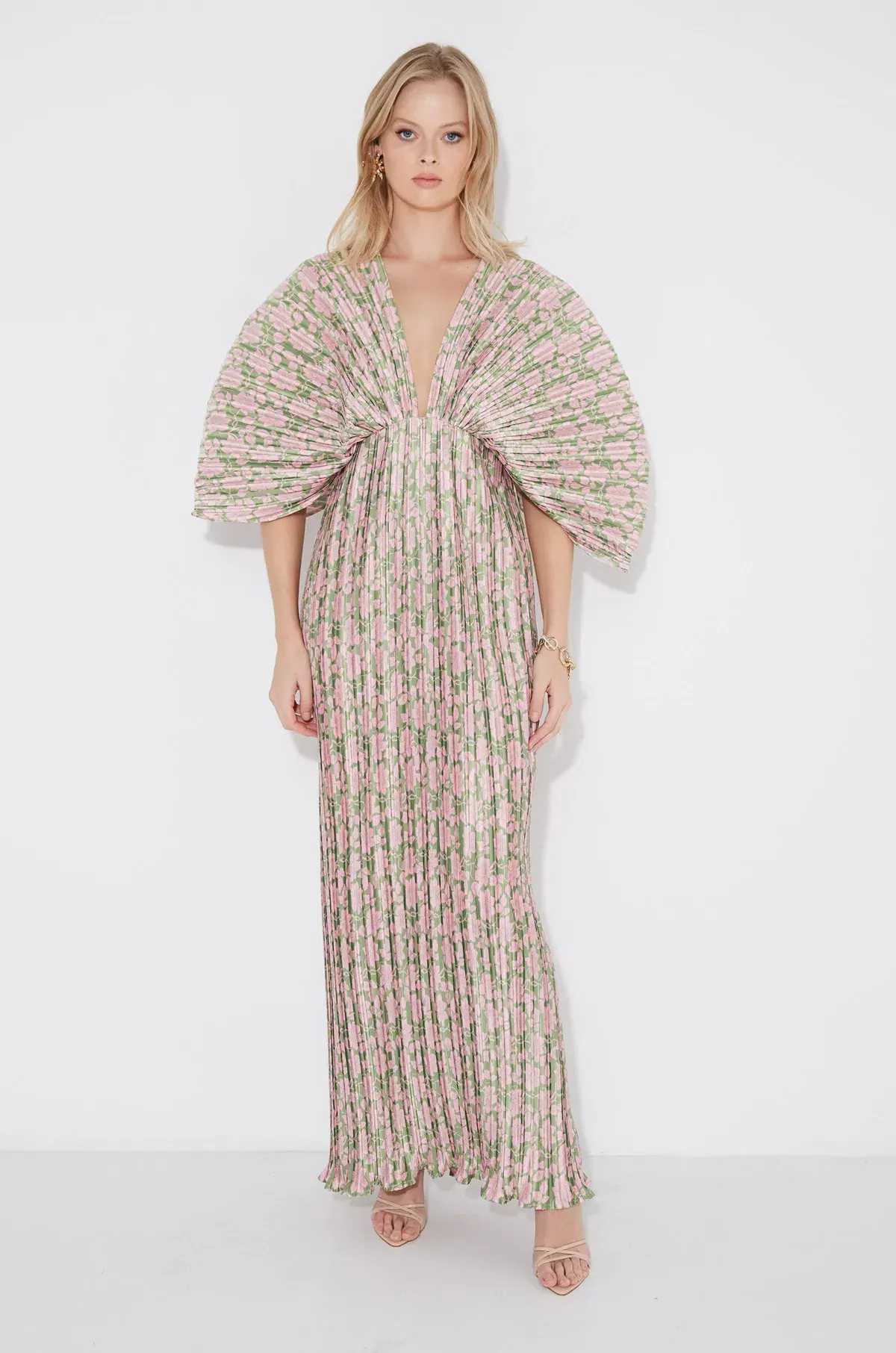 SONYA MODA GIANNA FOREVER DRESS FLORAL SIZE M/AU 10 - Image 1