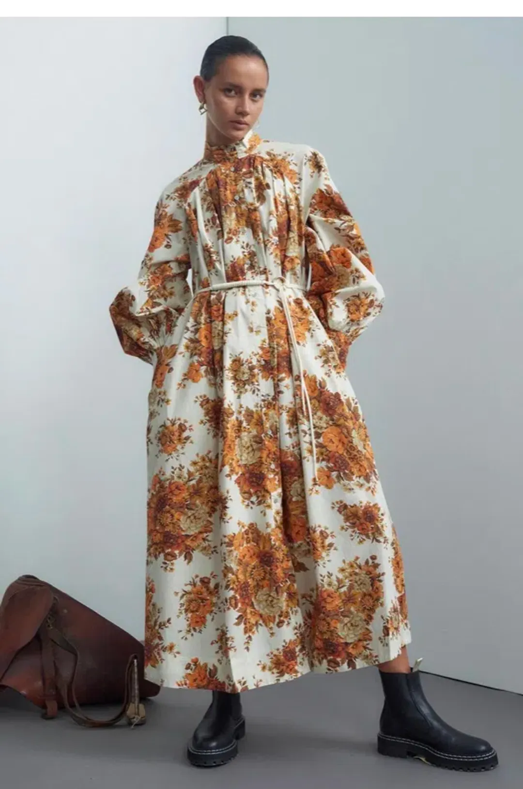 Alemais Derby Shirt Dress Floral Size 6 for rent on The Volte - main image